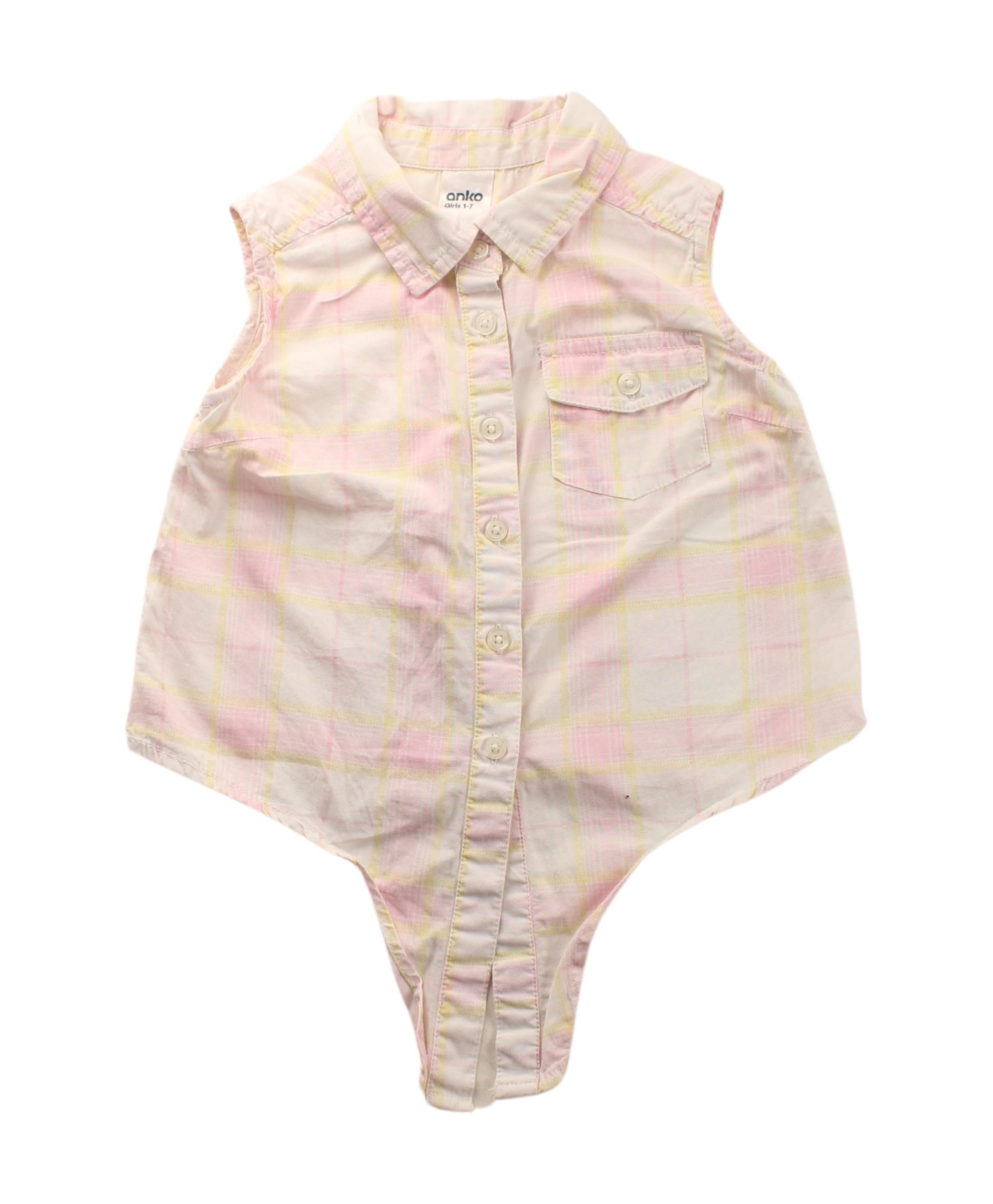 Anko Sleeveless Shirt for Toddlers 3T - Soft Cotton Summer Top for Girls & Boys - Perfect for Playdates, Beach Outings & Hot Weather