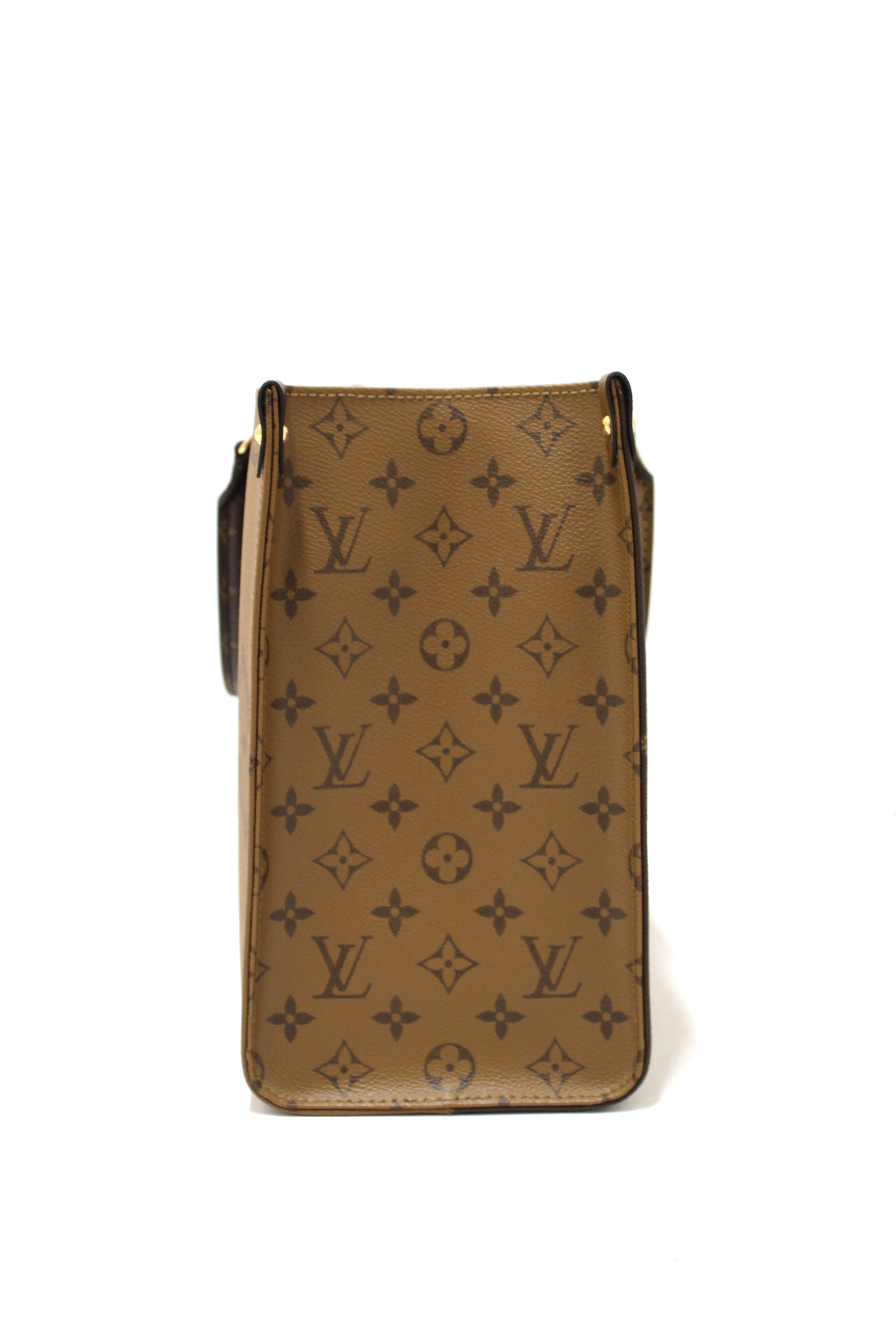 Authentic Louis Vuitton Giant Monogram Canvas OnTheGo MM Tote Bag - Luxury Designer Handbag for Women, Spacious Work Tote & Travel Bag, Perfect for Office, Business Meetings & Weekend Getaways