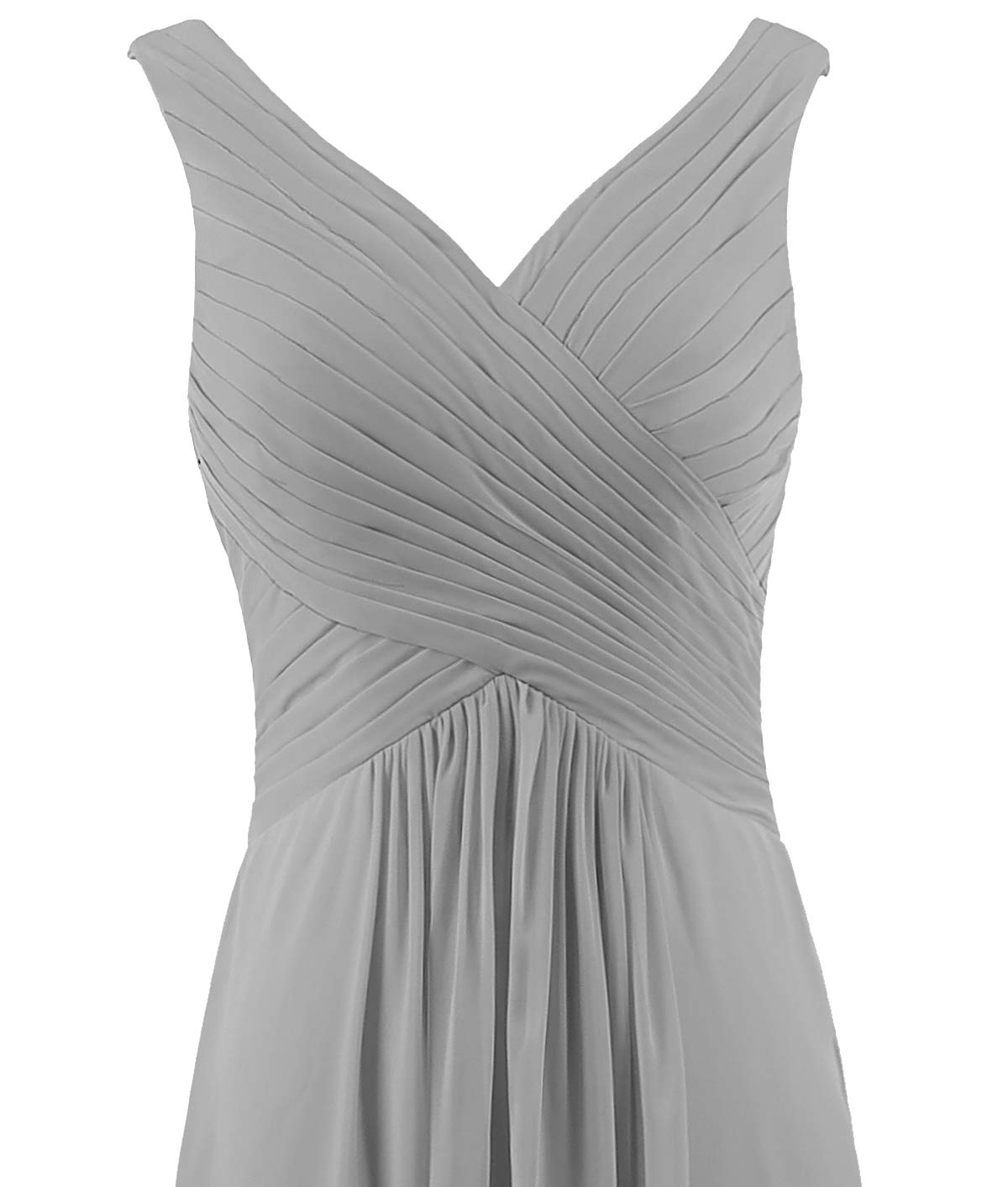 Elegant Women's V-Neck Sleeveless Long Bridesmaid Dress 2023 - Formal Wedding Guest Evening Party Gown for Fall | Perfect for Weddings, Galas, and Special Occasions