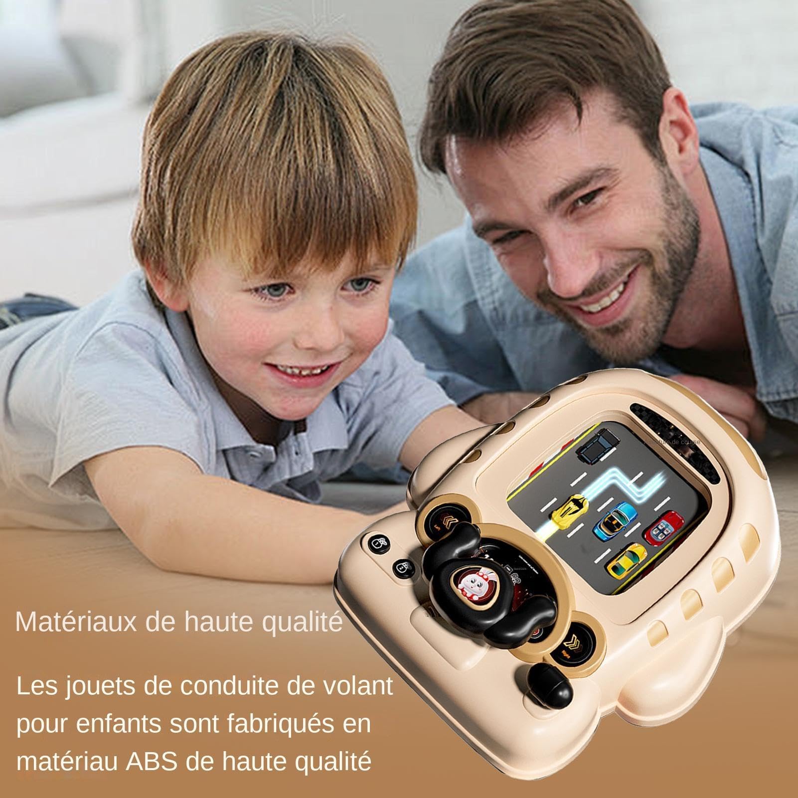 Realistic Electric Simulation Steering Wheel Toy for Kids - Electronic Adventure Escape Game with Sound Effects - Car Driving Simulator & Role Play Toy | Perfect for Pretend Play, Birthday Gifts, and Early Learning Development