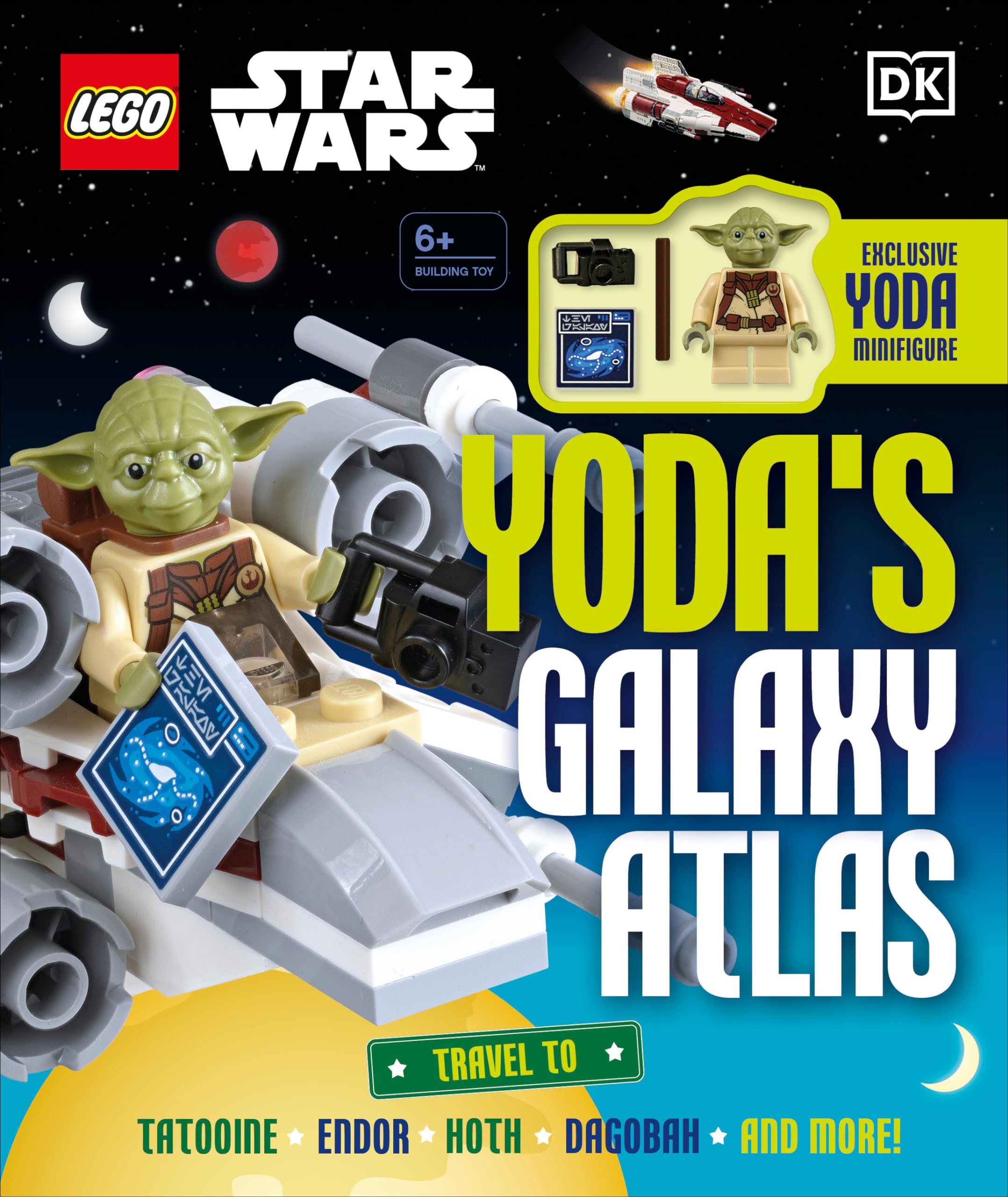 LEGO Star Wars Yoda's Galaxy Atlas Building Set with Exclusive Yoda Minifigure - Perfect for Star Wars Fans, Collectors & Creative Play
