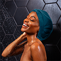 BOGO 50% Off - Hairbrella Satin Lined Shower Cap XL - Extra Large Waterproof Hair Protection for Bath & Shower - Perfect for Curly, Natural, or Long Hair Care