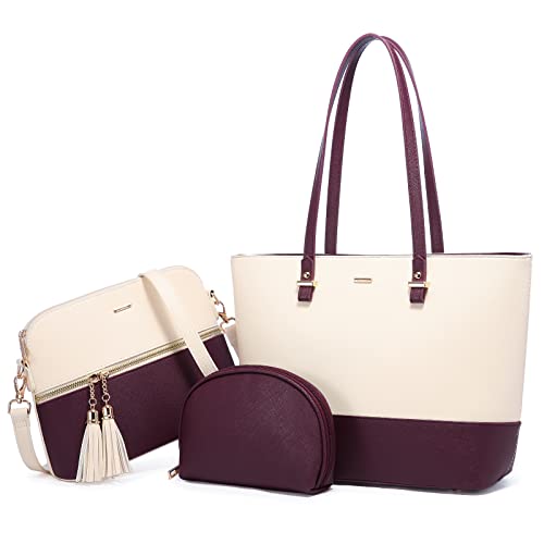 Beige-wine Red