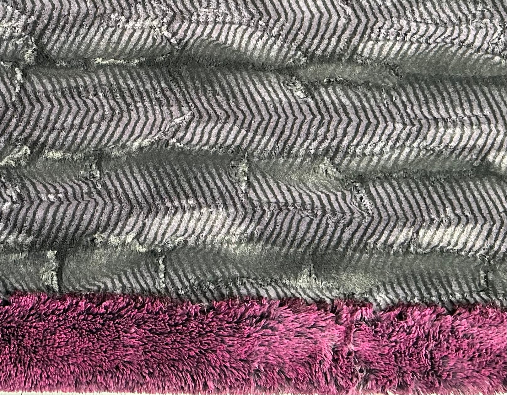 Premium Mumba Arctic Fox Double Luxe XL 30mm Extra Plush 55x86 Minky Blanket - Ultra Soft & Cozy for Bed, Couch, and Nursery