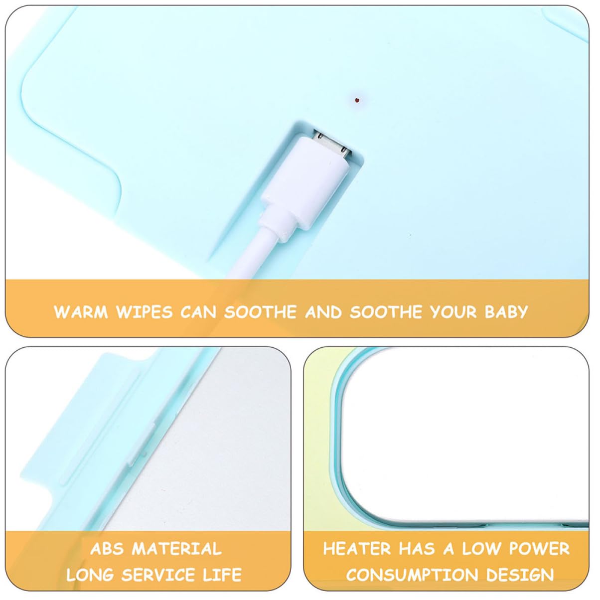 VICASKY 8-Pack Travel Wipe Warmer Dispenser - Portable Baby Wipes Heater for On-the-Go Parents | Perfect for Diaper Changes, Traveling, and Outdoor Adventures