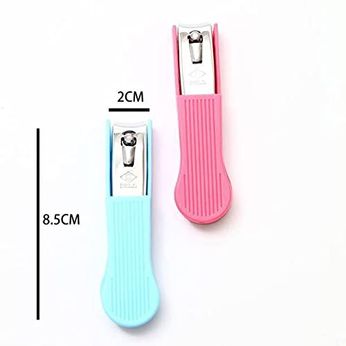 2 Pack Professional 4-Sided Nail File Block - Sanding Buffer & Polishing File for Salon & Home Manicure, Nail Art Tools with Nail Cutter | Perfect for DIY Nail Care, Pedicures & Professional Use