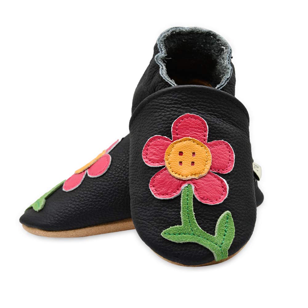 iEvolve Baby Soft Sole First Walker Shoes - Toddler Moccasins for Boys & Girls (0-24 Months) - Perfect for Indoor Play, Crawling & First Steps