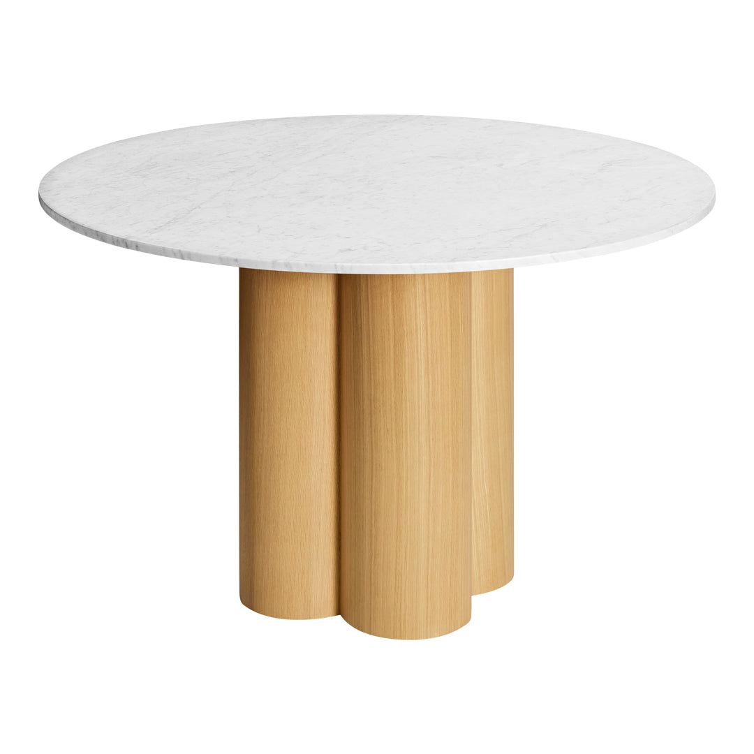 4/4 Round Dining Table Set - Modern & Durable for Kitchen, Dining Room, or Outdoor Patio