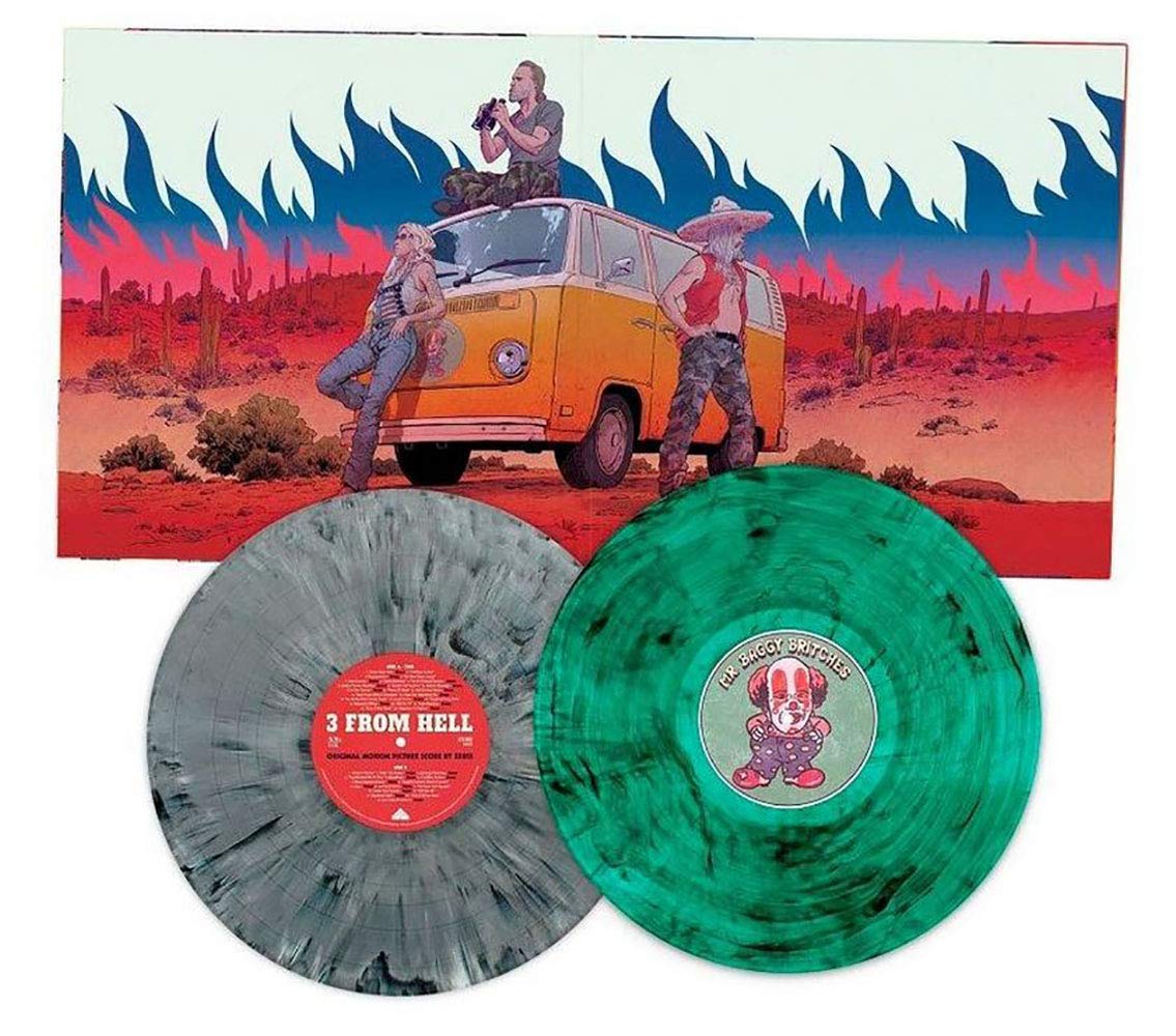 3 From Hell Original Motion Picture Score - Limited Edition Green & Grey Swirl Colored Vinyl LP (Exclusive #/750) | VG+NM Condition | Perfect for Movie Soundtrack Collectors & Vinyl Enthusiasts