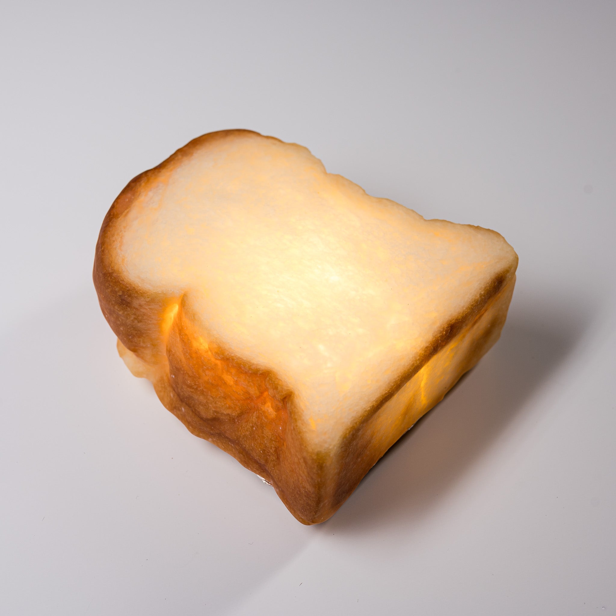 PAMPSHADE Real Bread Lamp - Handmade Toast Night Light by Yukiko Morita | Unique Home Decor for Bedroom, Living Room & Kitchen | Perfect Gift for Food Lovers & Bread Enthusiasts