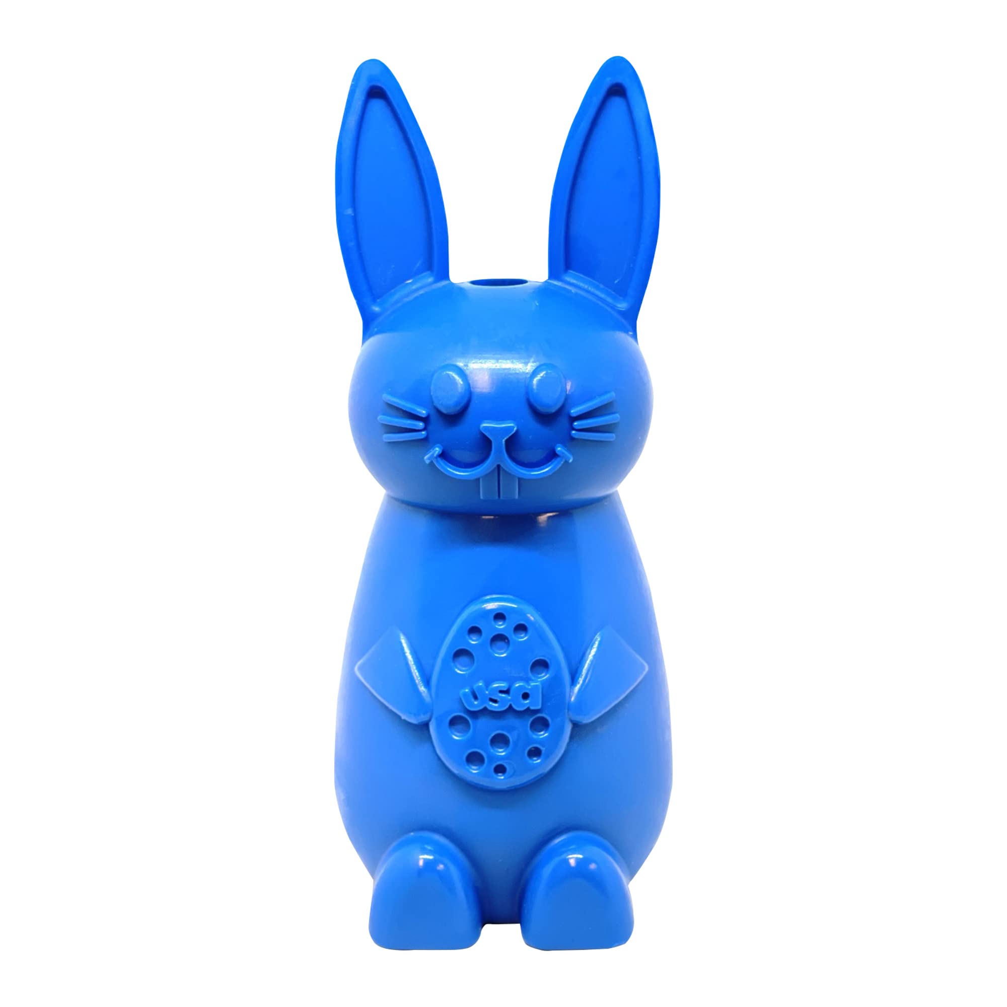 SodaPup Bunny - USA Made Non-Toxic Nylon Dog Chew Toy for Mental Stimulation, Teeth Cleaning & Fresh Breath | Durable Pet Safe Chewing Toy for Anxiety Relief & Dental Health | Perfect for Aggressive Chewers & Puppy Teething