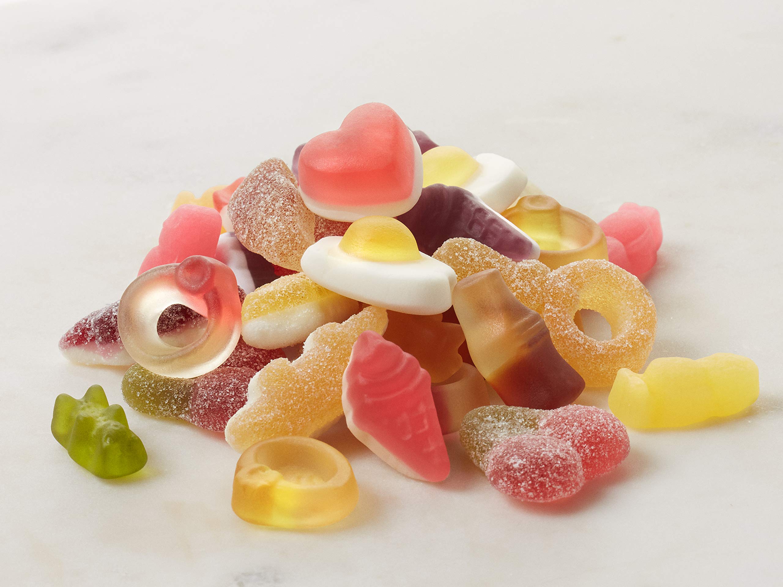 Haribo Share The Fun Mini Bags Sweets Tub, 600g - Assorted Fruit Flavored Gummy Candy for Parties, Snacks & Office Treats | Bulk Pack for Halloween, Christmas & Birthday Celebrations