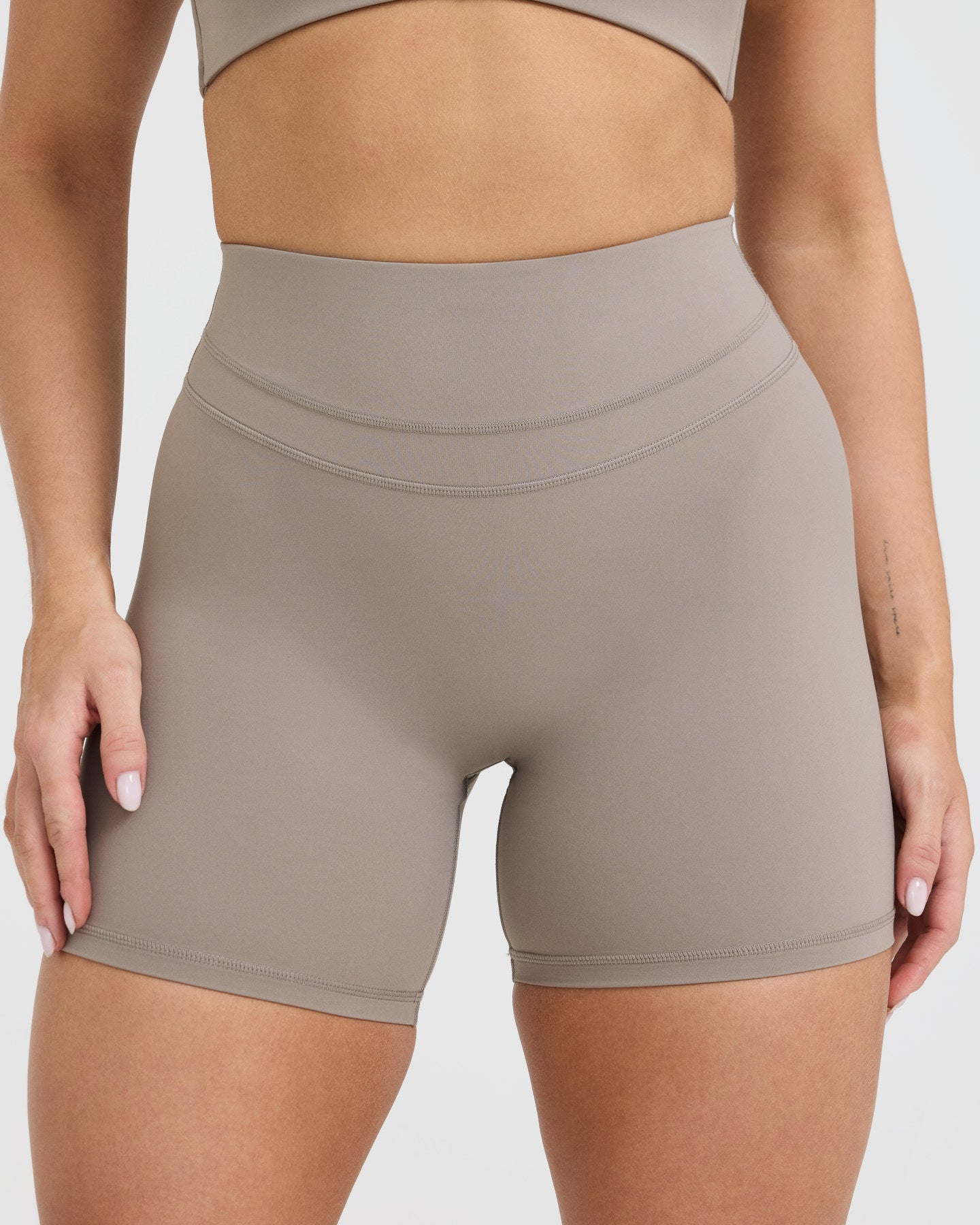 High Waisted Shorts for Women - Soft Minky Fabric, Comfortable & Stretchy, Size 6 | Perfect for Yoga, Gym Workouts & Summer Casual Wear