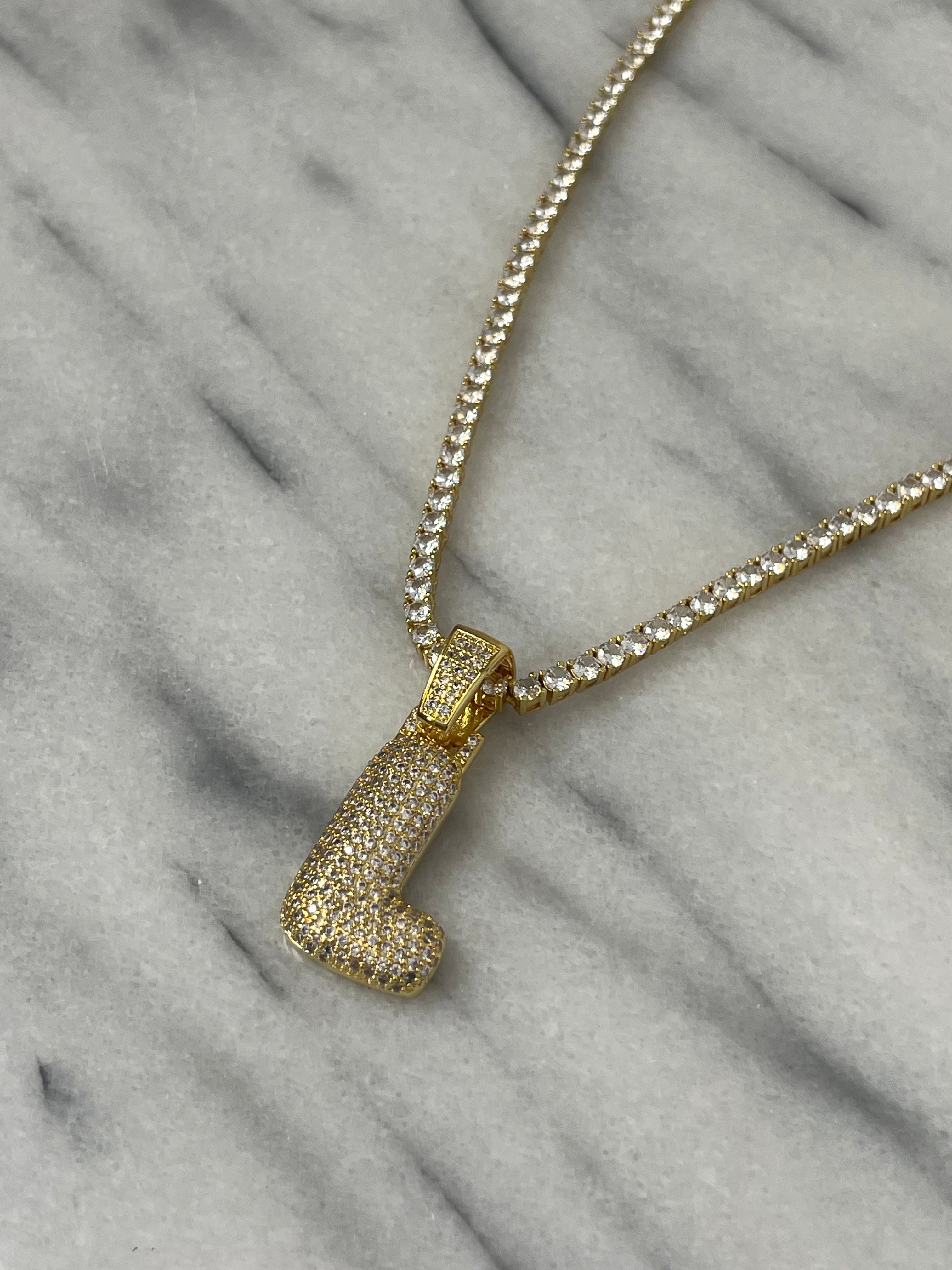 Custom Initial Bubble Interchangeable Necklace - Personalized Name Pendant for Women & Girls - Perfect for Gifts, Birthdays, and Everyday Wear