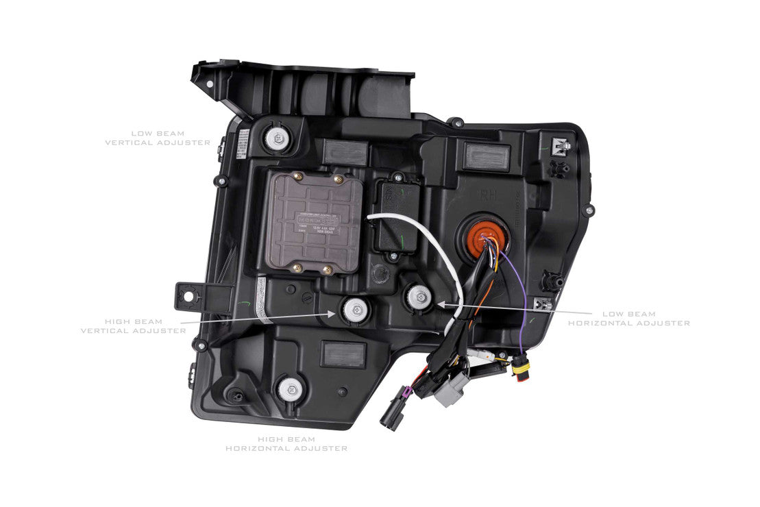 FORD F-150 (2009-2014) XB LED Headlights with Amber DRL - Upgrade Your Truck Lighting for Night Driving & Off-Road Adventures