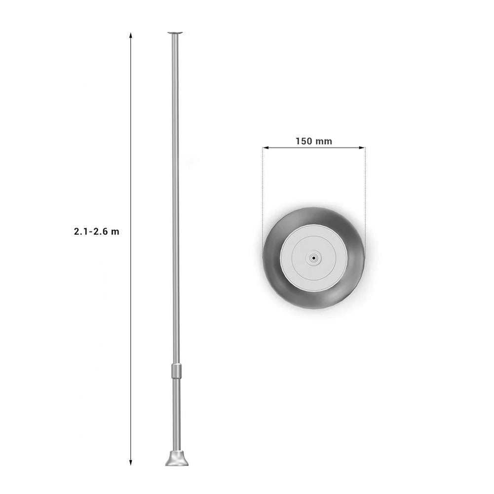 FALCAM Geartree Adjustable Floor to Ceiling Stand (2.1-2.6m) with 1m Extension Rod - Heavy Duty Photography Light Stand for Studio, YouTube Videos & Home Photography
