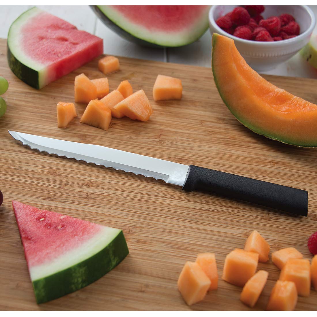 Premium Rada Cutlery 15-Piece Ultimate Kitchen Knife Set with Black Handles - Perfect Gift for Chefs & Home Cooks - Ideal for Cooking, Slicing, Dicing & Food Prep