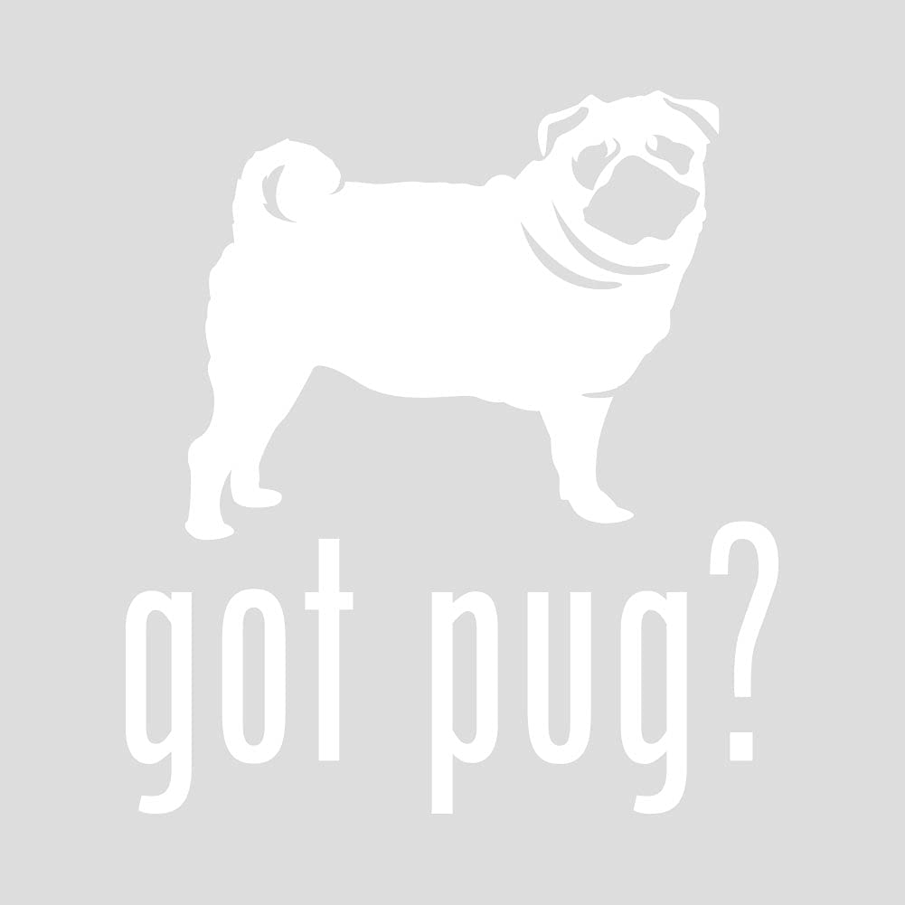 Funny Pug Dog Vinyl Stickers for Car Windows - Waterproof Decals for Laptops, Phones & More - Perfect for Pet Lovers & Auto Enthusiasts