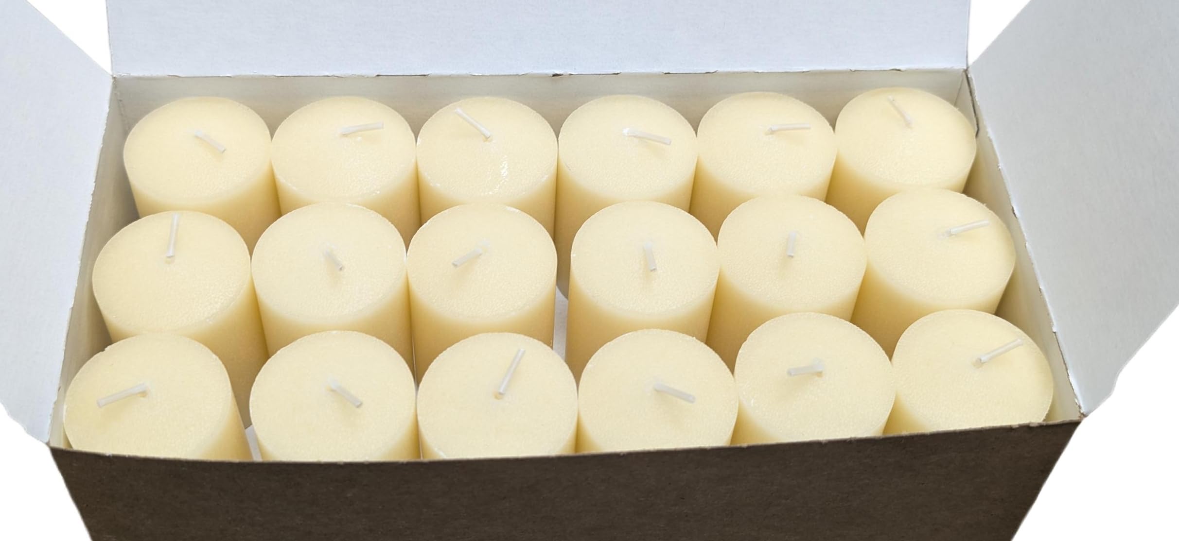 Premium Unscented Ivory Votive Candles - 15 Hour Burn Time, Bulk Pack of 288 for Home Decor, Weddings, Restaurants & Churches - Elegant Creamy White Candles for Romantic Ambiance, Religious Ceremonies & Special Events