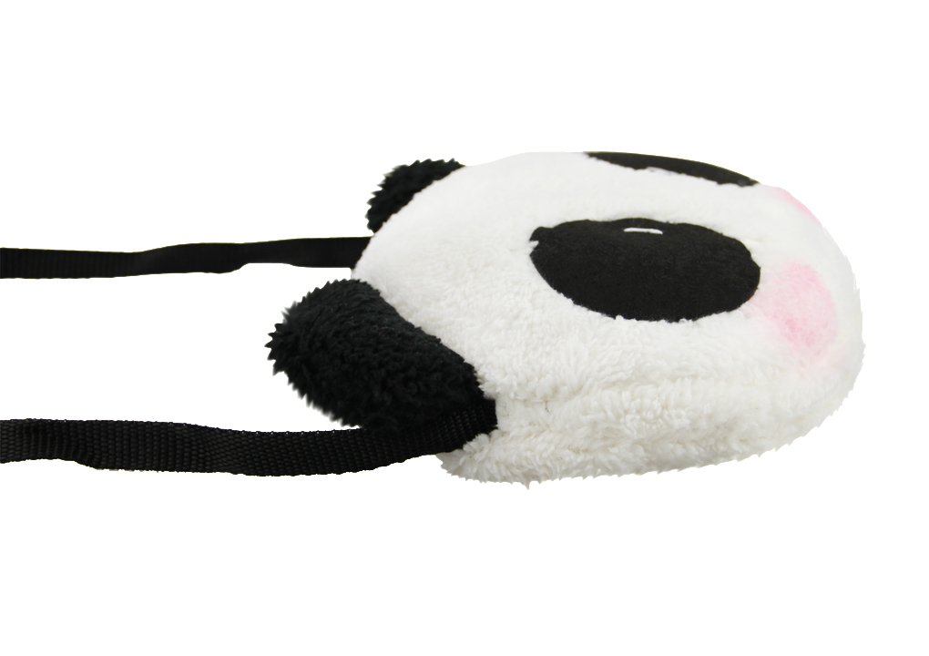 JIAHG Adorable Plush Panda Shoulder Bag for Girls - Cute Crossbody Messenger Purse, Travel Snacks Carry-on Satchel & Small Wallet Coin Purse | Perfect for School, Travel, Shopping & Daily Use