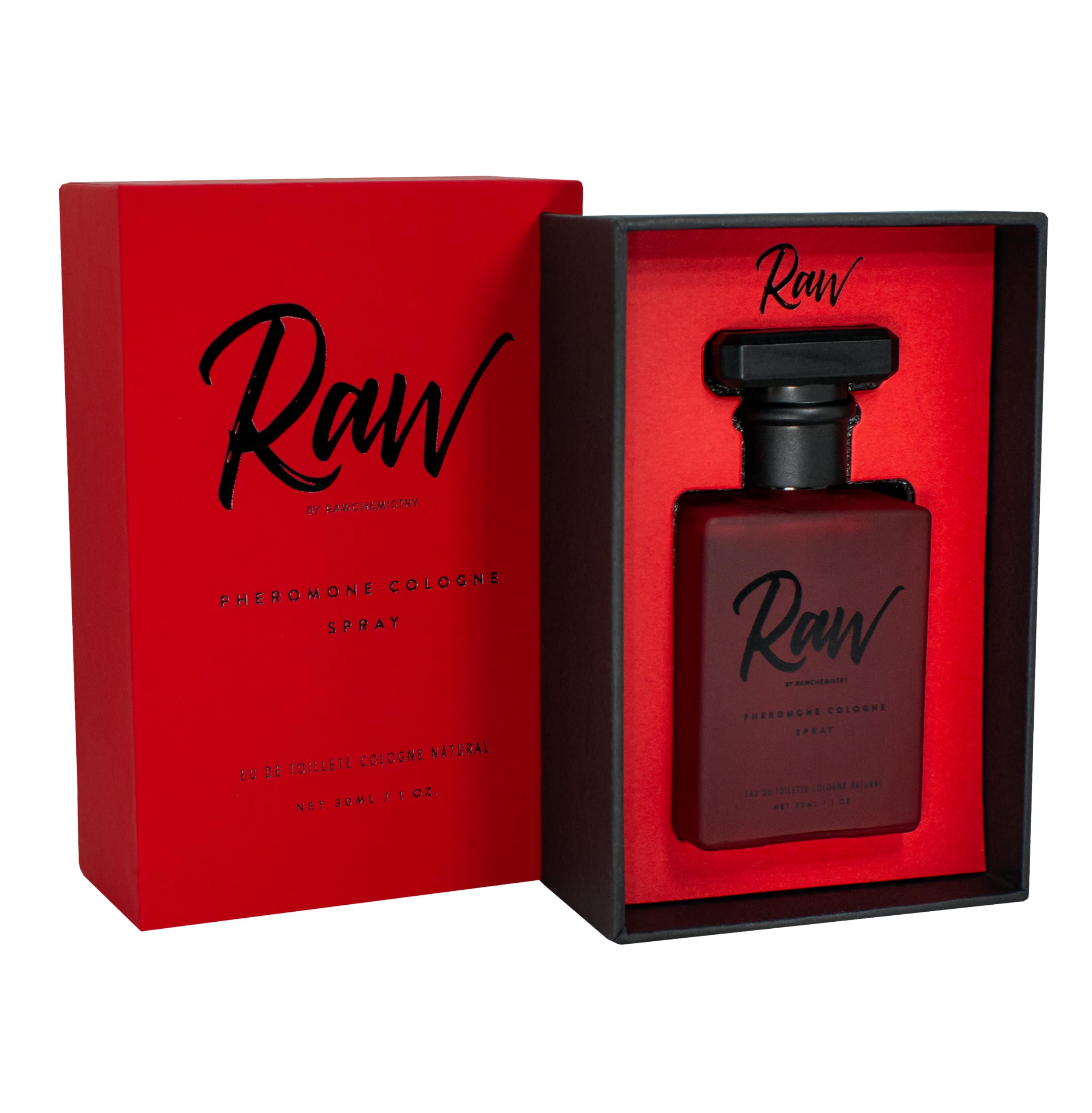 RawChemistry Pheromone Cologne for Men - 1 oz Natural Scented Cologne with Pheromones | Attract & Boost Confidence | Perfect for Dates, Work & Social Events