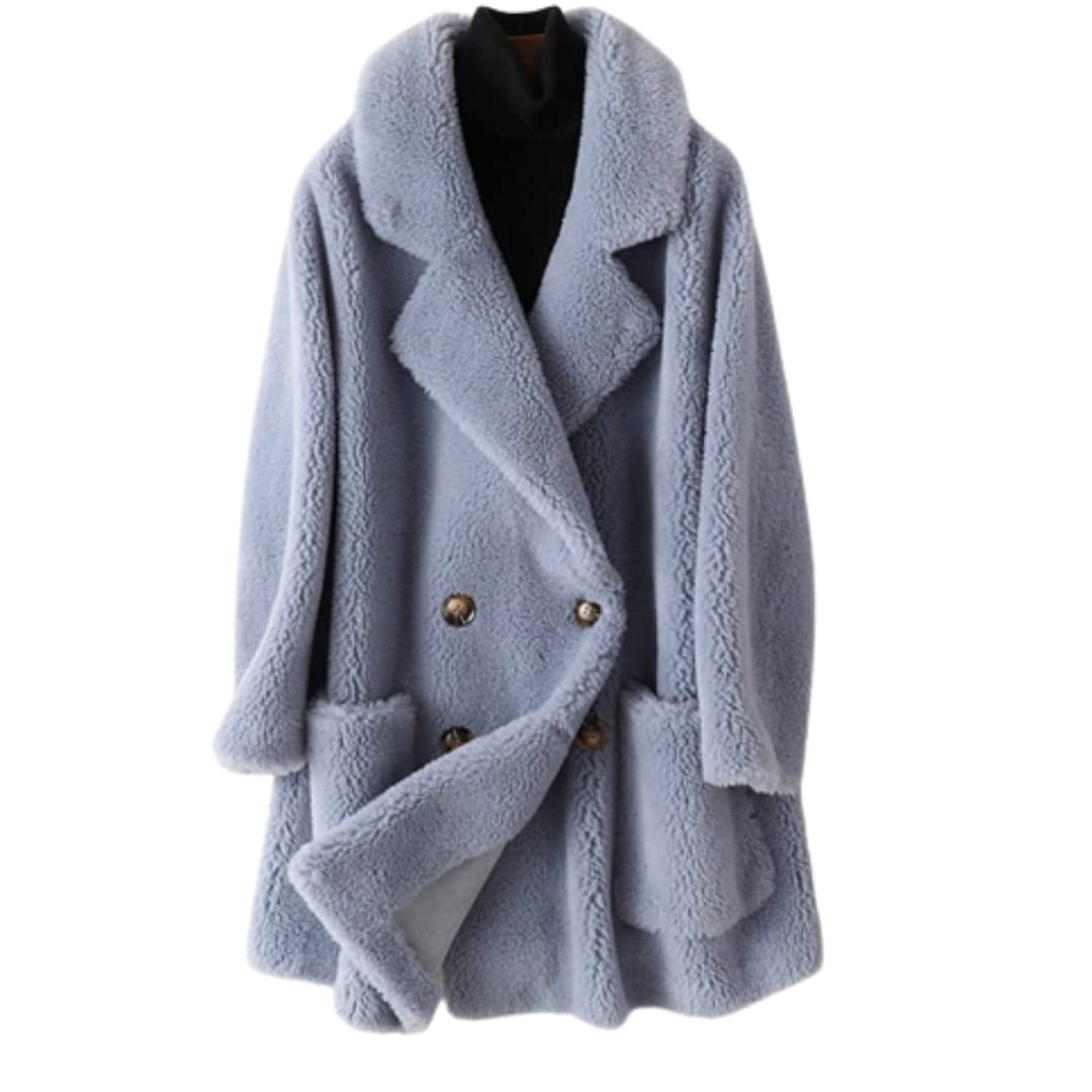 Premium Women's Wool Coat - Warm Winter Overcoat with Belt, Classic Trench Style for Office & Outdoor | Perfect for Work, Travel & Cold Weather Fashion