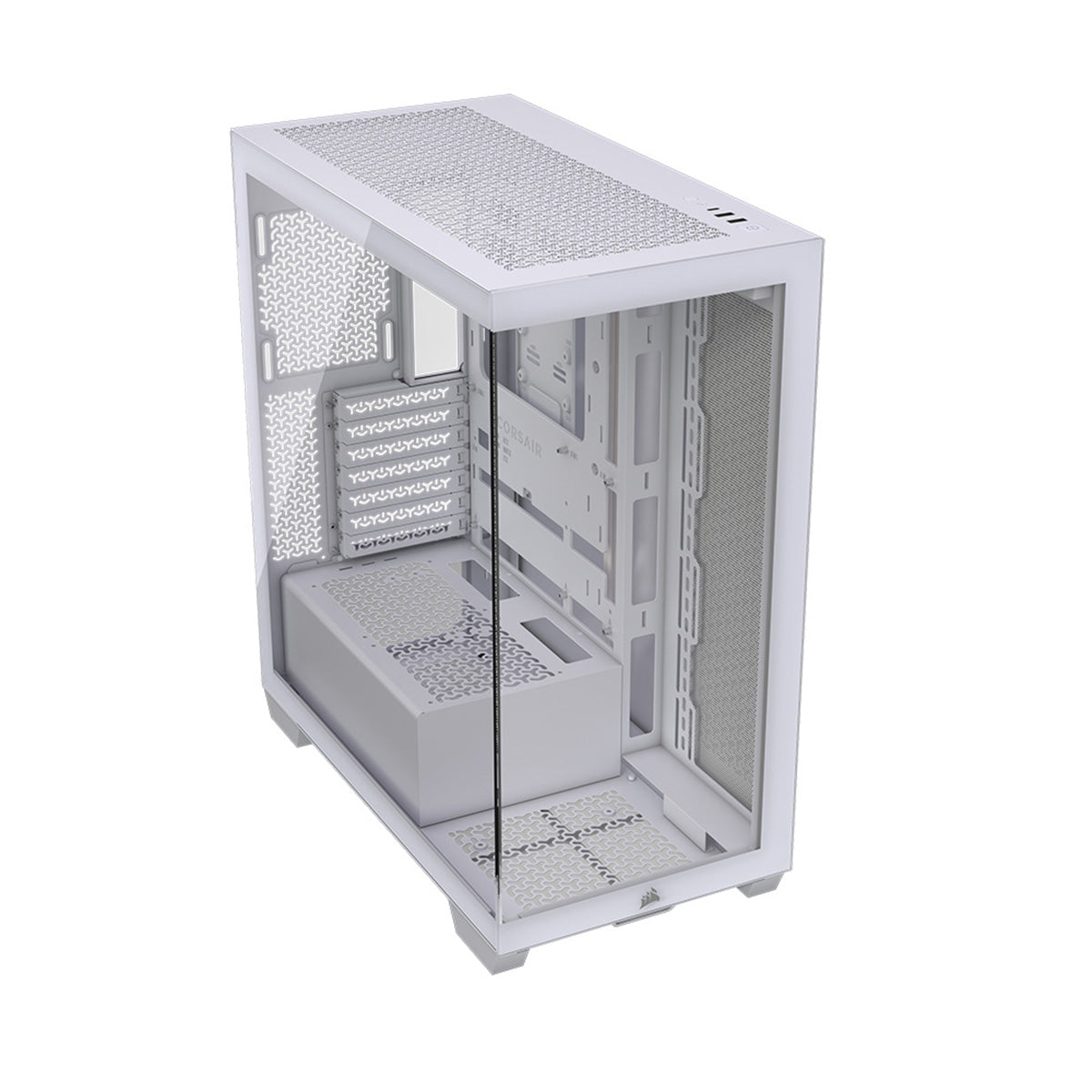 Corsair 3500X TG Mid Tower ATX PC Case - White | High Airflow Tempered Glass Gaming Computer Case for Custom Builds | Perfect for Gaming Rigs & Workstations