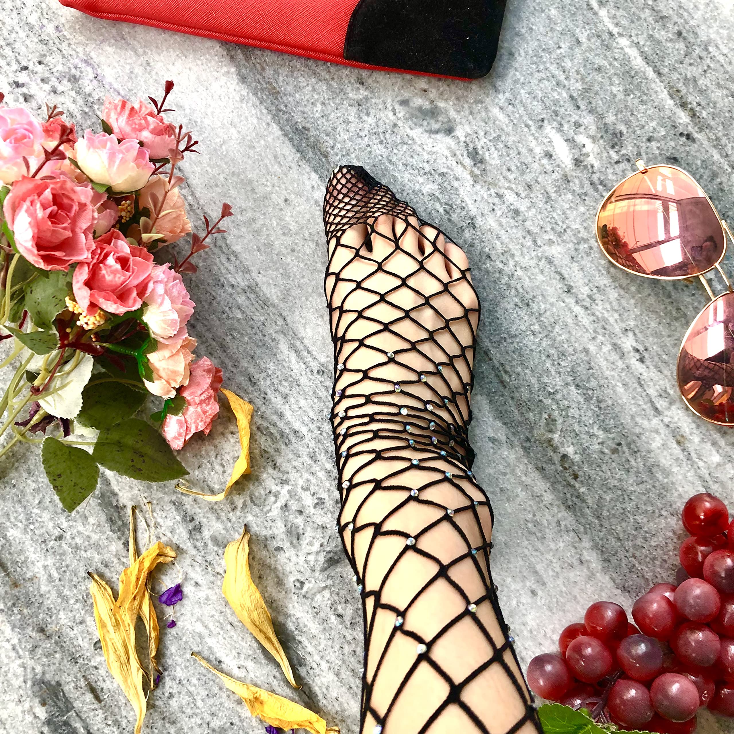 Sparkly Glitter Shiny Tights for Women - Sexy Sheer Pantyhose & Stockings - Perfect for Parties, Cosplay, and Night Out