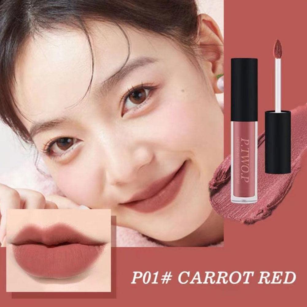 3PCS Matte Velvet Lip Gloss Set - Long Lasting Moisturizing Lip Tint for Women, Sexy Lip Glaze Makeup Kit (F6U8) - Perfect for Parties, Date Nights & Everyday Wear