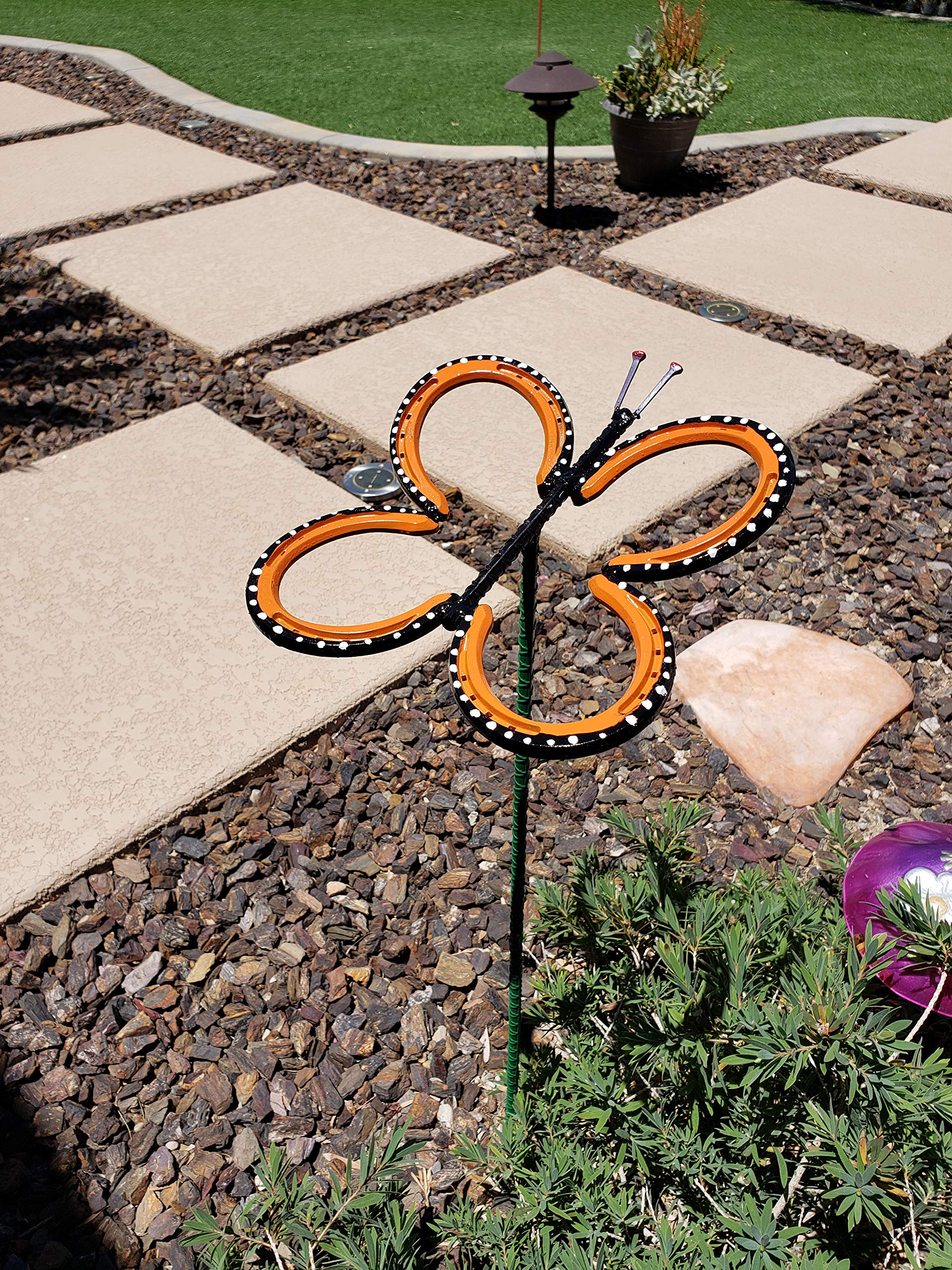 Decorative Garden Butterfly Decor - Outdoor Metal Butterfly Ornaments for Yard, Patio, and Garden Decorations - Perfect for Spring and Summer Landscaping