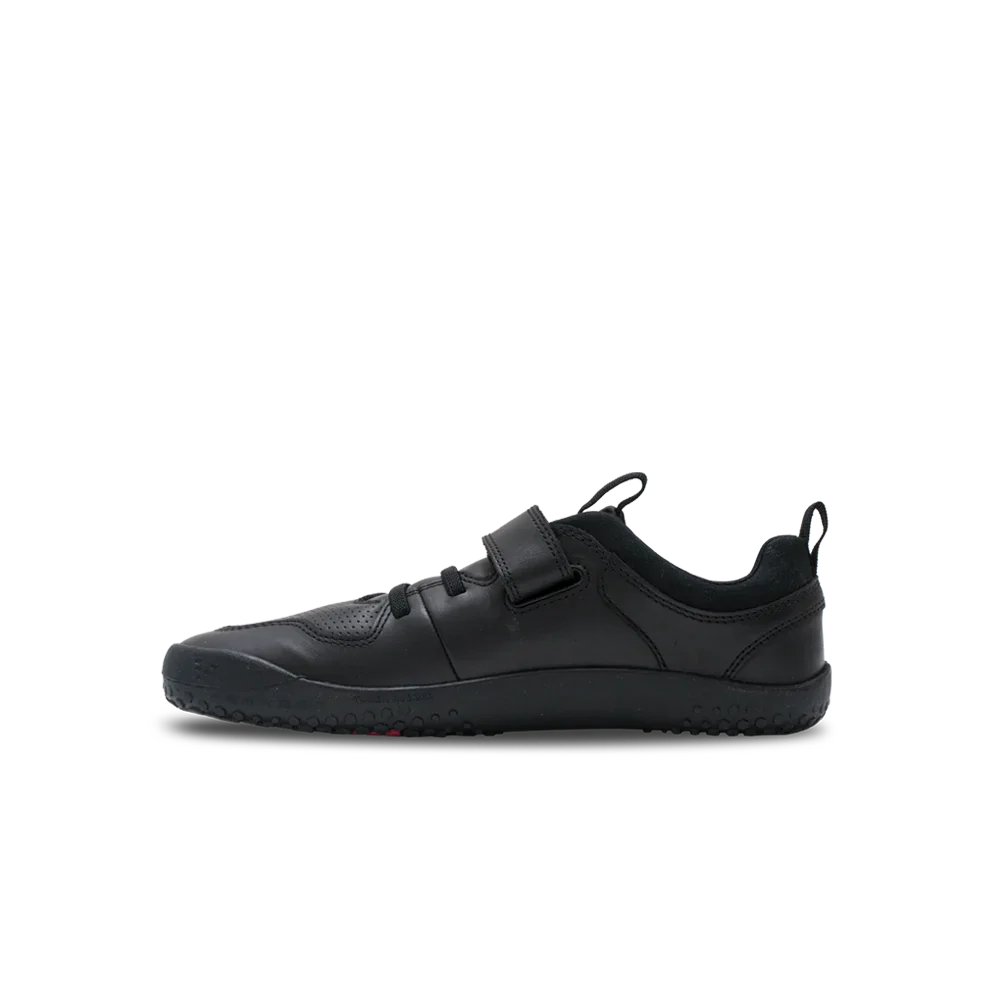 Vivobarefoot Primus Ludo Kids Barefoot Shoes - Obsidian Black Preschool Sneakers for Active Play & Learning | Perfect for School, Playground & Outdoor Adventures