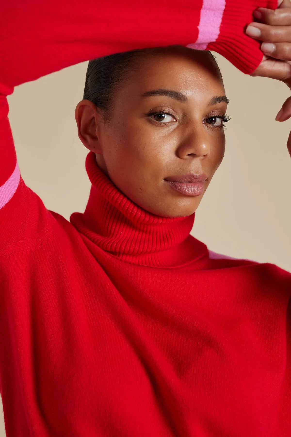 Emerson Sweater in Fire Engine Red - Stylish & Comfortable Knitwear for Men & Women | Perfect for Casual Outfits, Office Wear & Winter Layering