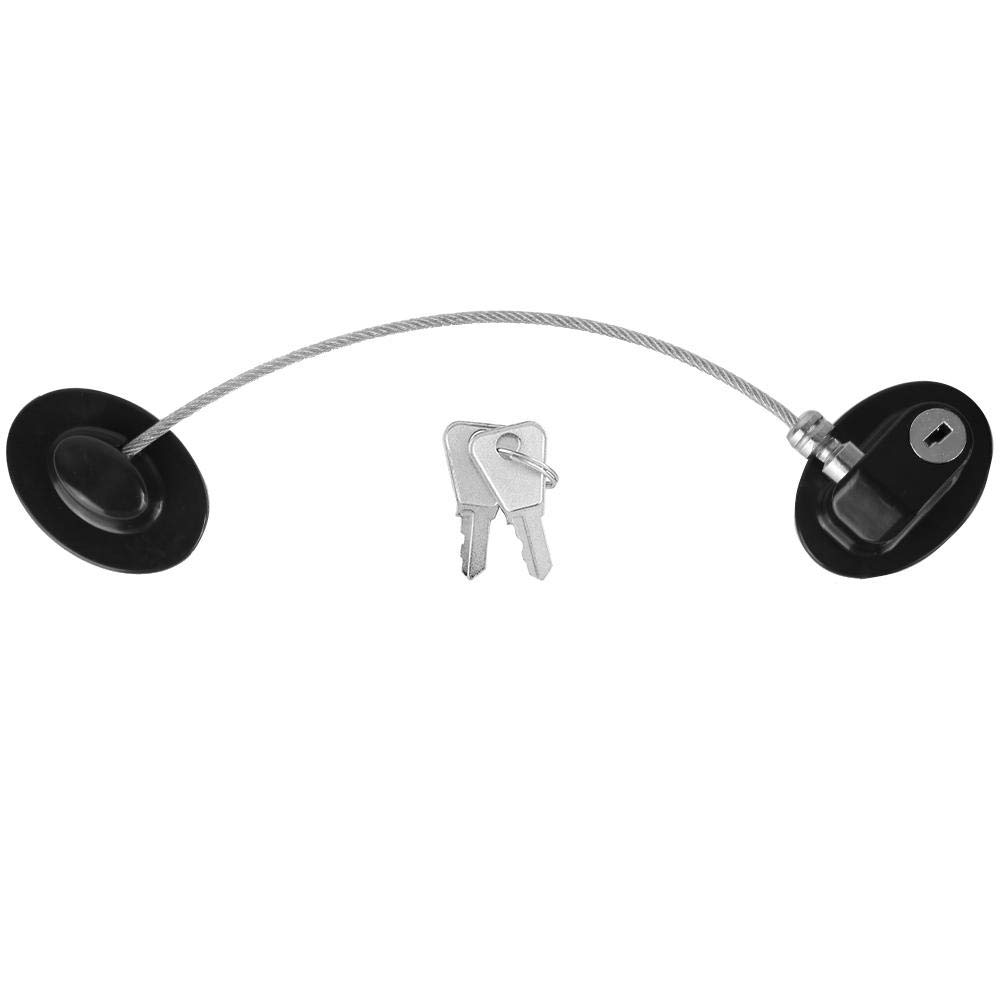 Kids Safety Lock - Secure Window, Door & Refrigerator Childproof Locks for Home Protection (Black) | Prevent Accidents & Child Access to Dangerous Areas