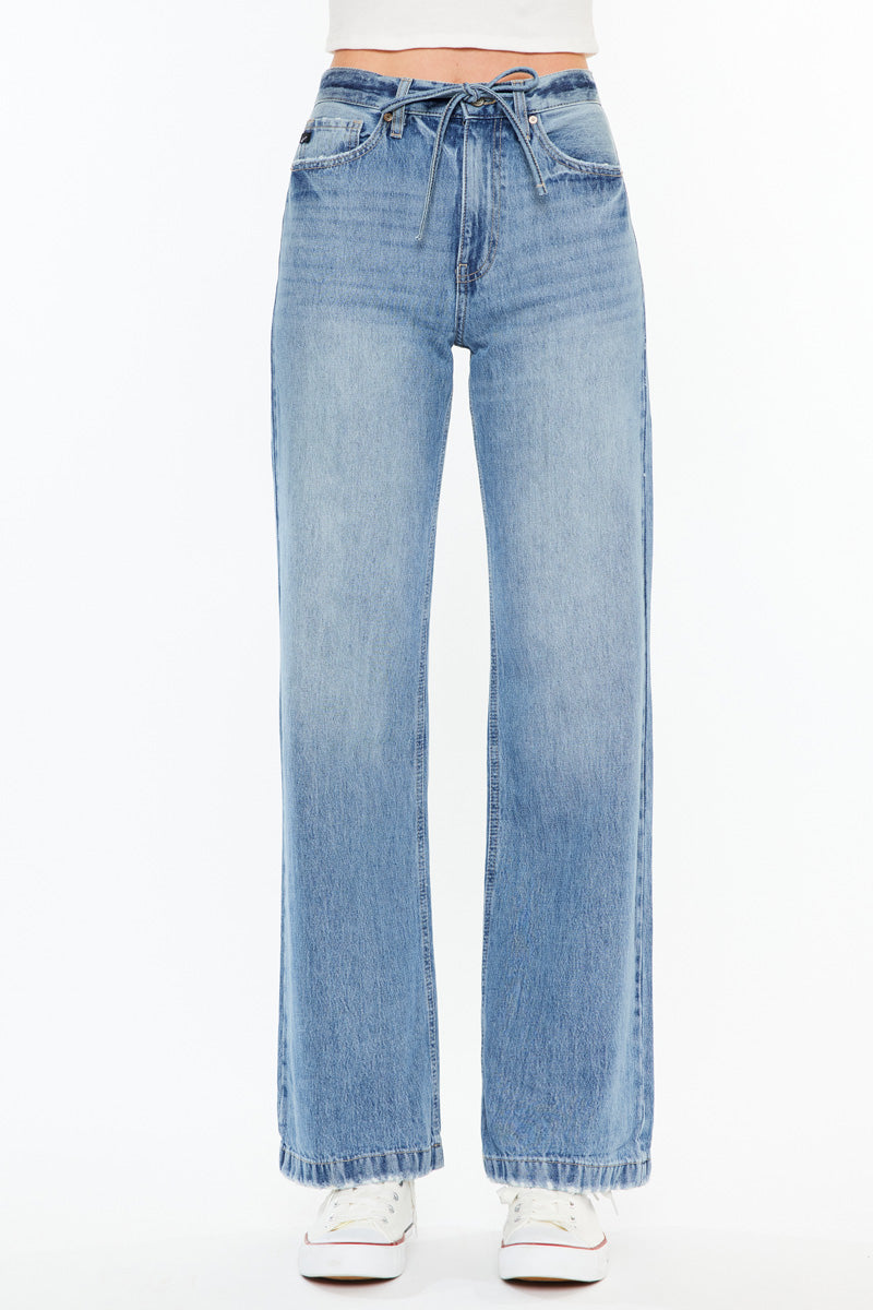 Hilo Ultra High Rise 90's Flare Jeans for Women - Vintage Retro Stretch Denim Pants | Perfect for Casual Outfits, Date Nights & 90s Themed Parties