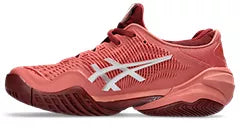 ASICS Women's Court FF 3 Tennis Shoes - Light Garnet/White | High-Performance Court Shoes for Women | Perfect for Tennis Matches & Casual Wear