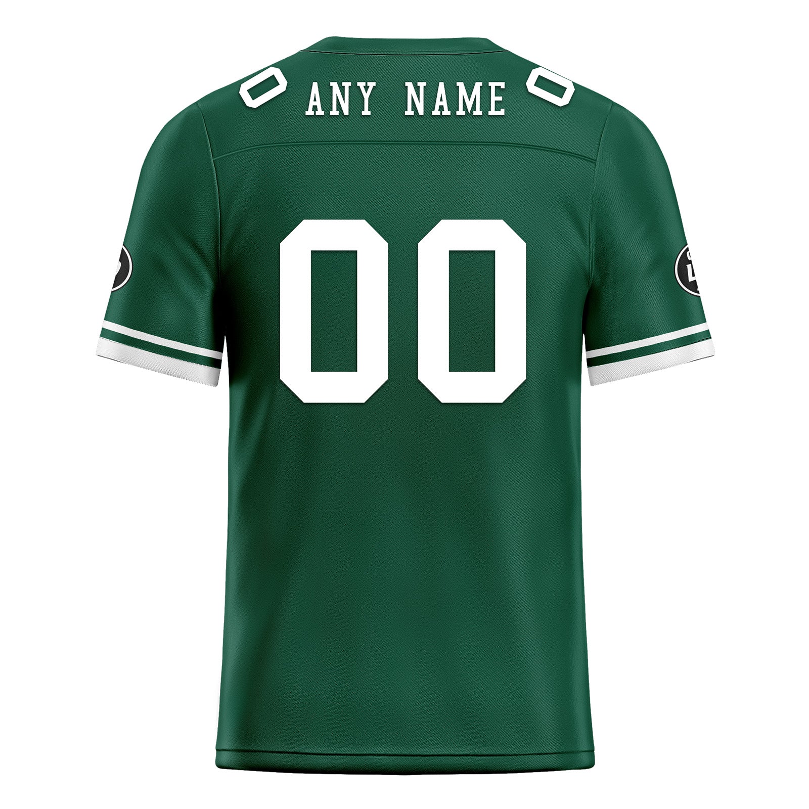 Custom Green & White New York Football Jersey with Firesoul Sports Shoes - Personalized Combo Set for Fans | Game Day Outfit, Team Spirit Wear, Sports Enthusiast Gift