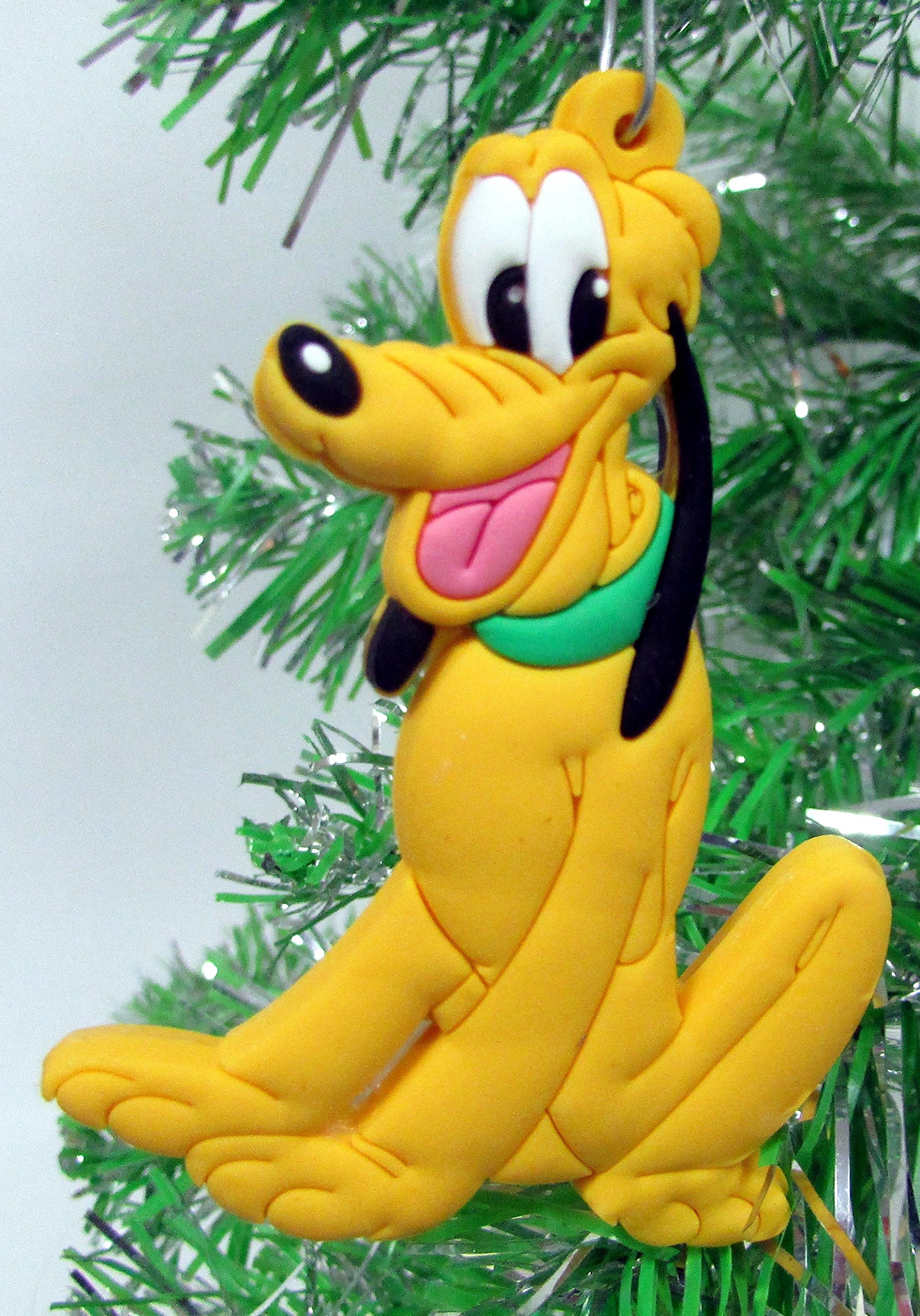 Disney Mickey Mouse 6-Piece Christmas Ornament Set - Shatterproof Plastic Decorations Featuring Mickey, Minnie, Donald, Daisy, Goofy & Pluto - Perfect for Kids' Room, Christmas Tree Decor & Disney Themed Parties