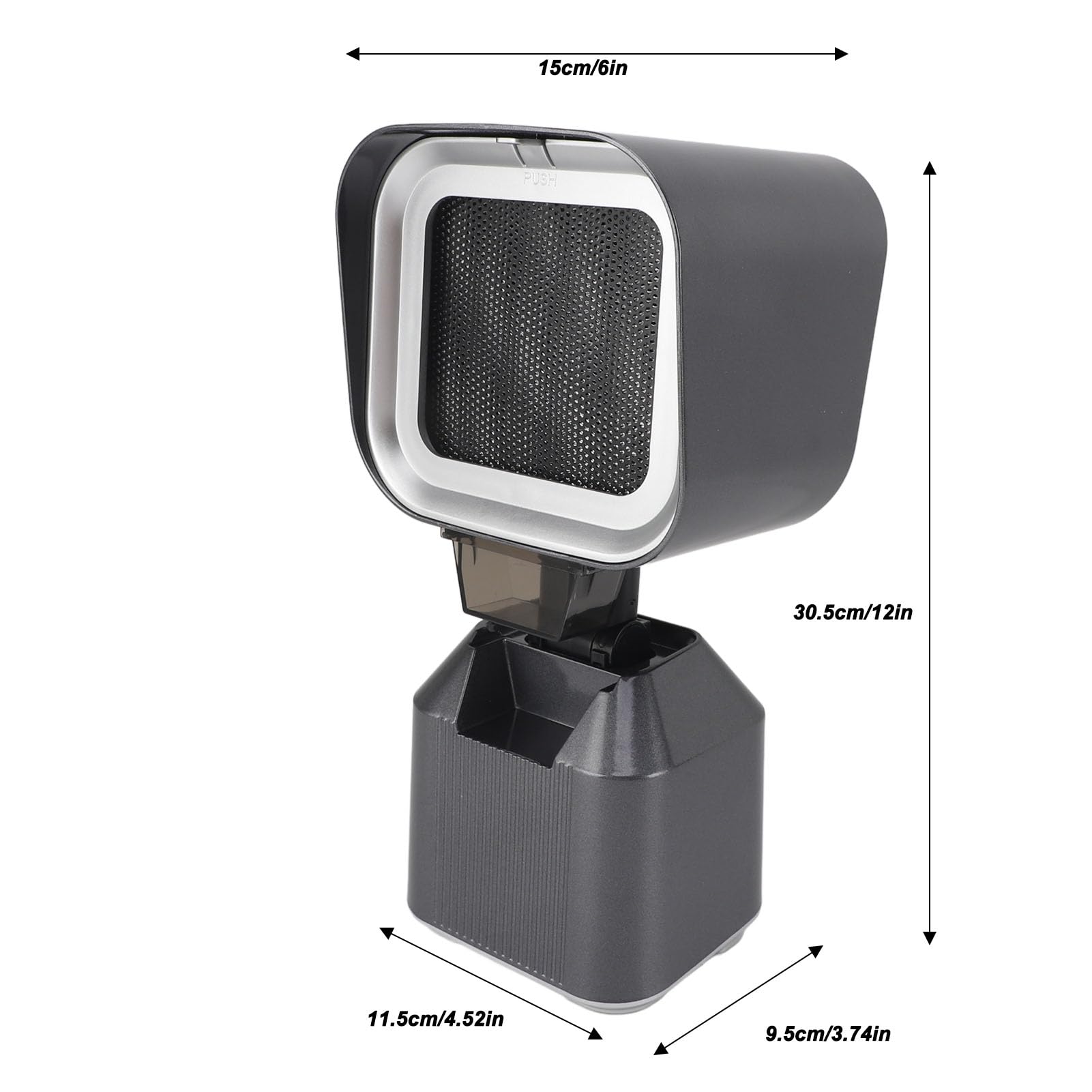 Portable Range Hood with 2-Speed Exhaust Fan - Detachable Mini Kitchen Ventilation Fan for Indoor BBQ, Hot Pot & Cooking - Compact Desktop Design (US Plug) - Perfect for Apartments, RVs & Small Kitchens