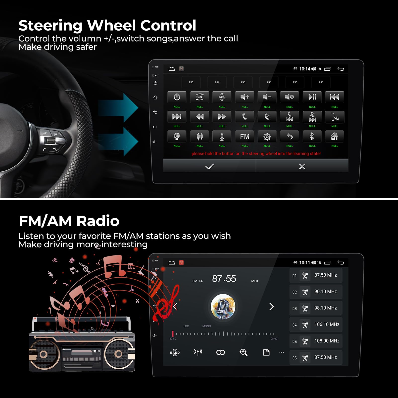 FELLOSTAR 8-Core Android Car Stereo for BMW X3 E83 (2004-2012) - Built-in Apple CarPlay & Android Auto, IPS Touchscreen, GPS Navigation, WiFi - Upgrade Your BMW X3 E83 with Smart CarPlay System (Perfect for Commuting, Road Trips & Hands-Free Driving)