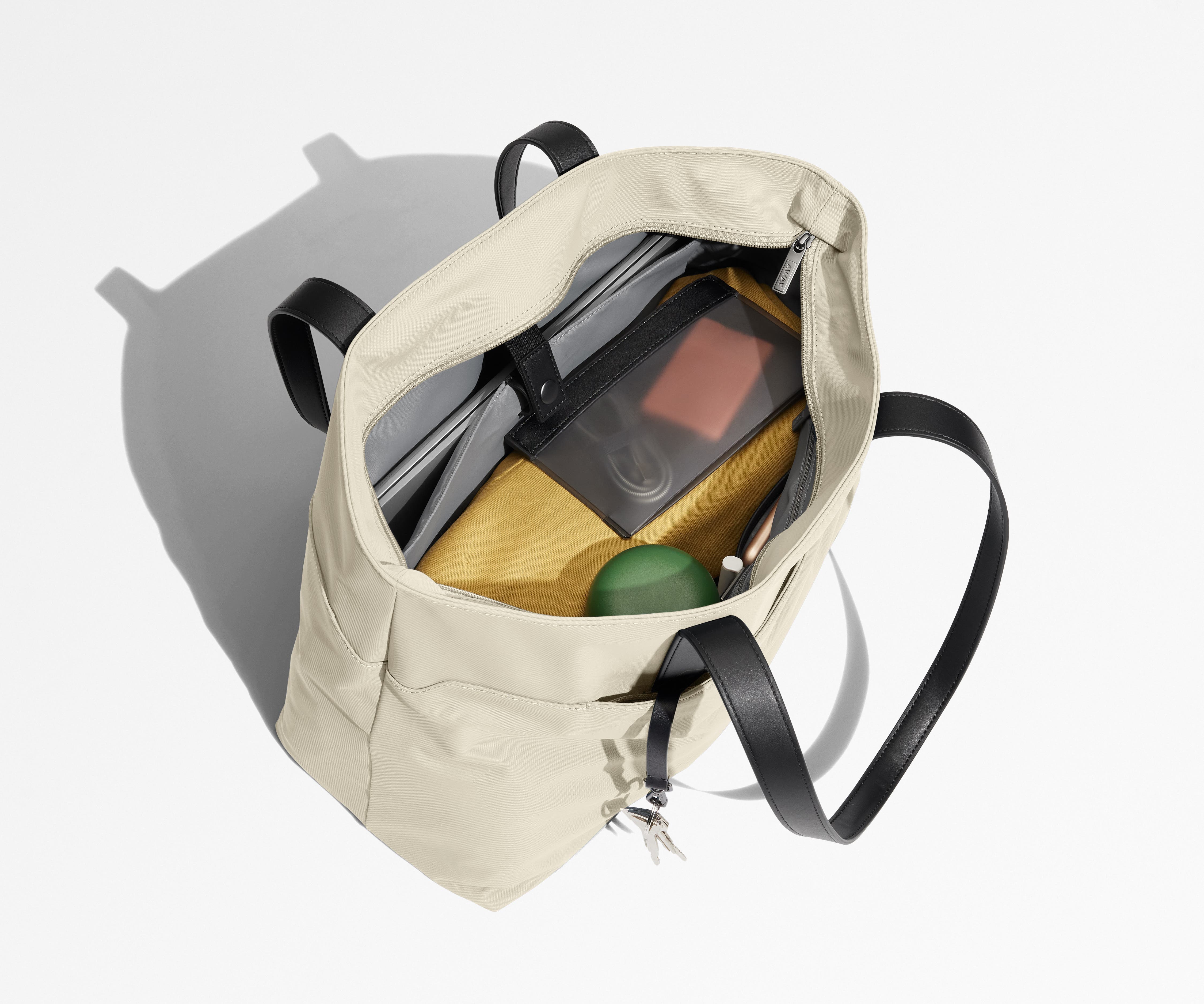 The Everywhere Tote Bag in Salt White - Stylish & Durable Cotton Tote for Women, Perfect for Shopping, Beach, Work & Travel