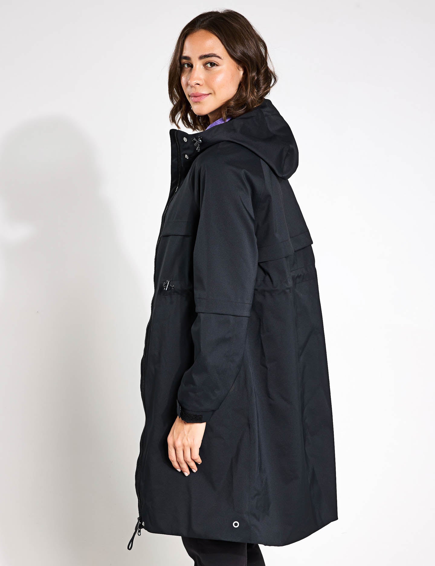 Stormwear Ultra Waterproof Hooded Parka Jacket for Men & Women - Windproof Winter Coat with Adjustable Hood - Perfect for Hiking, Camping & Outdoor Adventures (Black)