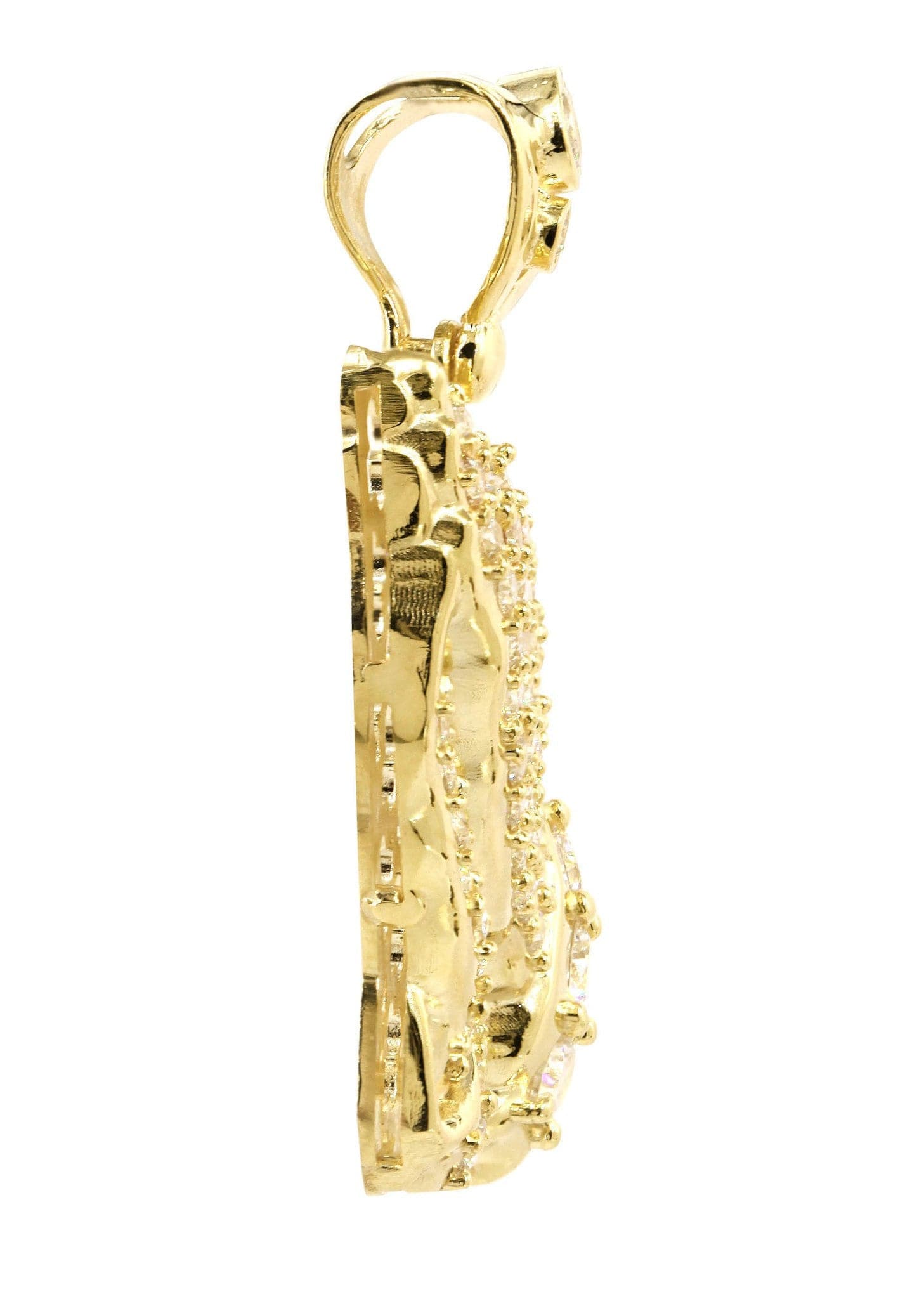 10K Gold Praying Hands Pendant Necklace - 9.5 Grams Religious Jewelry for Women & Men - Perfect for Prayer, Gifts & Everyday Wear