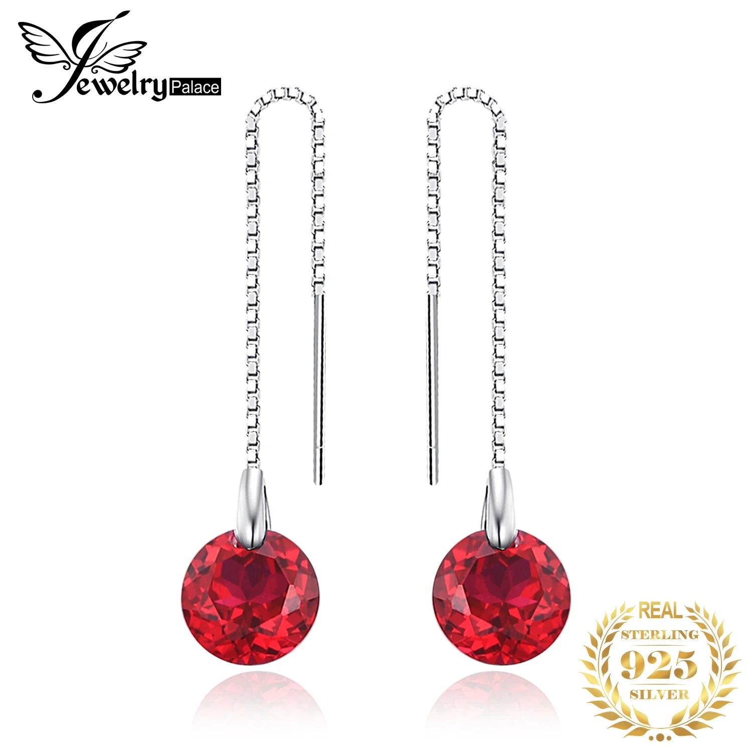 Dream Red Earrings for Women - Elegant Dangle Drop Earrings for Party, Wedding & Evening Wear | Perfect Gift for Her