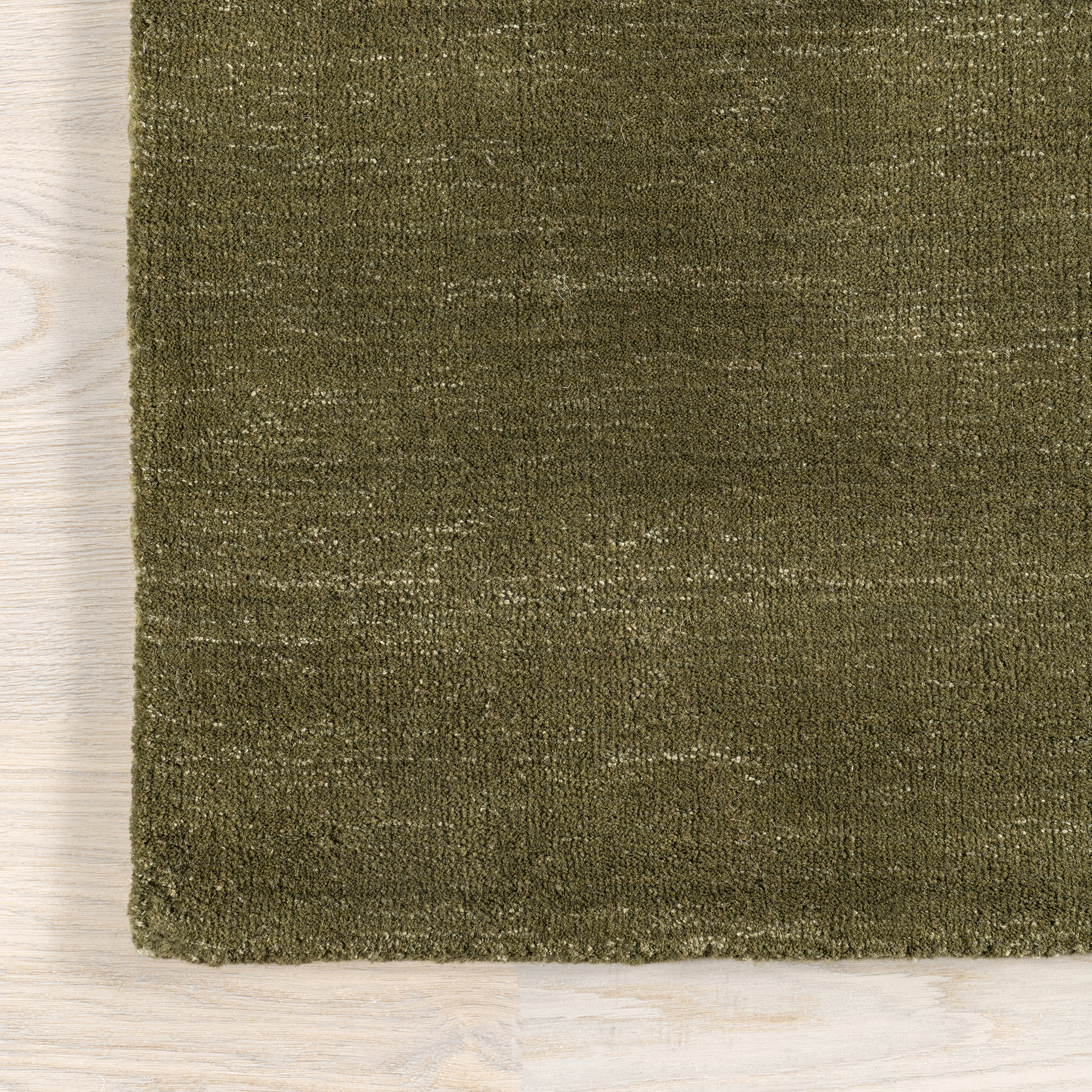 Arrel Speckled Wool Blend Area Rug in Verdant Green | Soft & Durable Natural Fiber Carpet for Living Room, Bedroom or Office | Eco-Friendly Home Decor