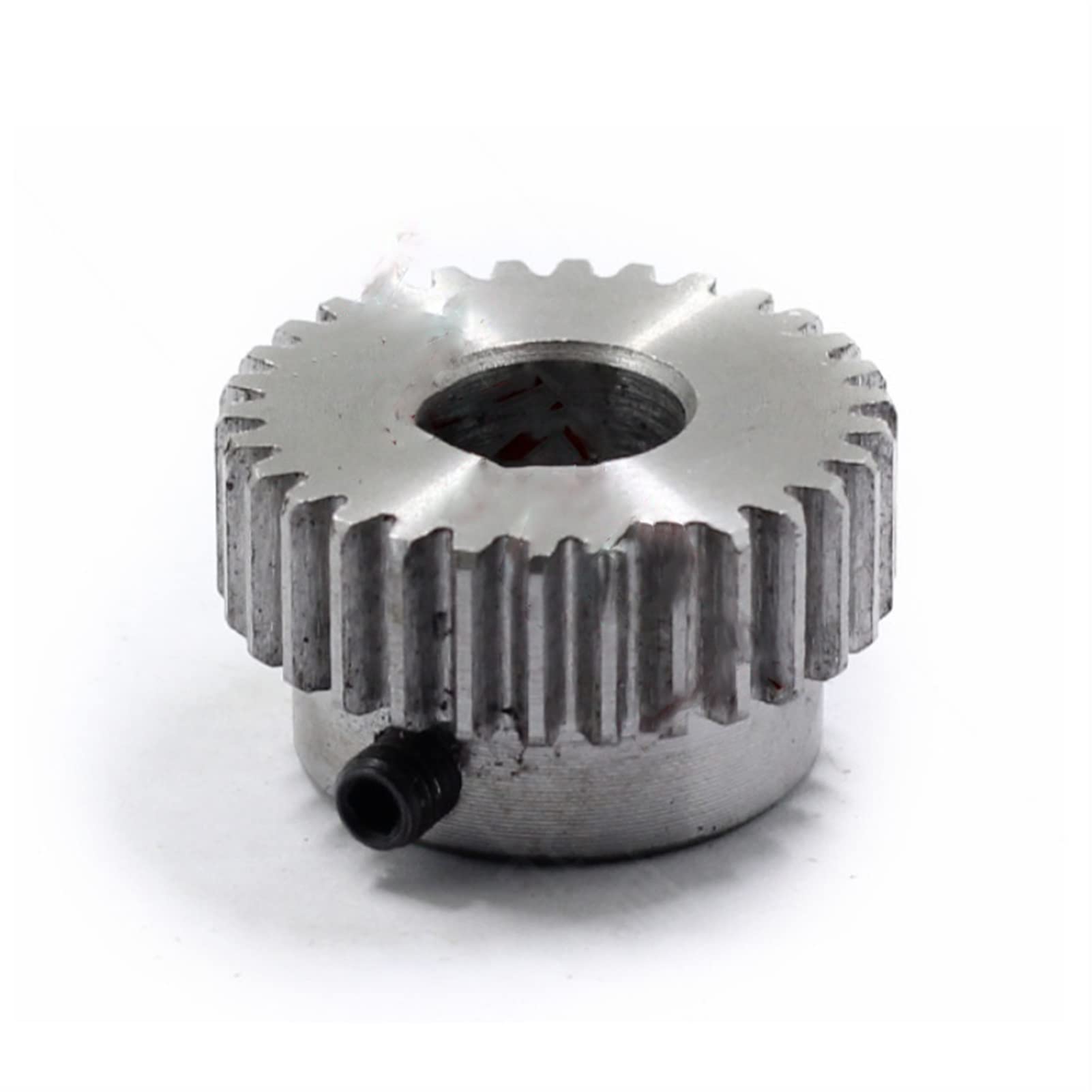 LWOMAN 1PCS 25 Teeth Brass Worm Gear Wheel - 1 Modulus, 6/8/10/12mm Inner Hole with Screws - Perfect for Gearbox, Shaft Brake & Mechanical Pinion Systems (10mm Bore) - Ideal for Industrial Machinery, Robotics & DIY Projects