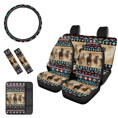 Ethnic Geometric Aztec Horse