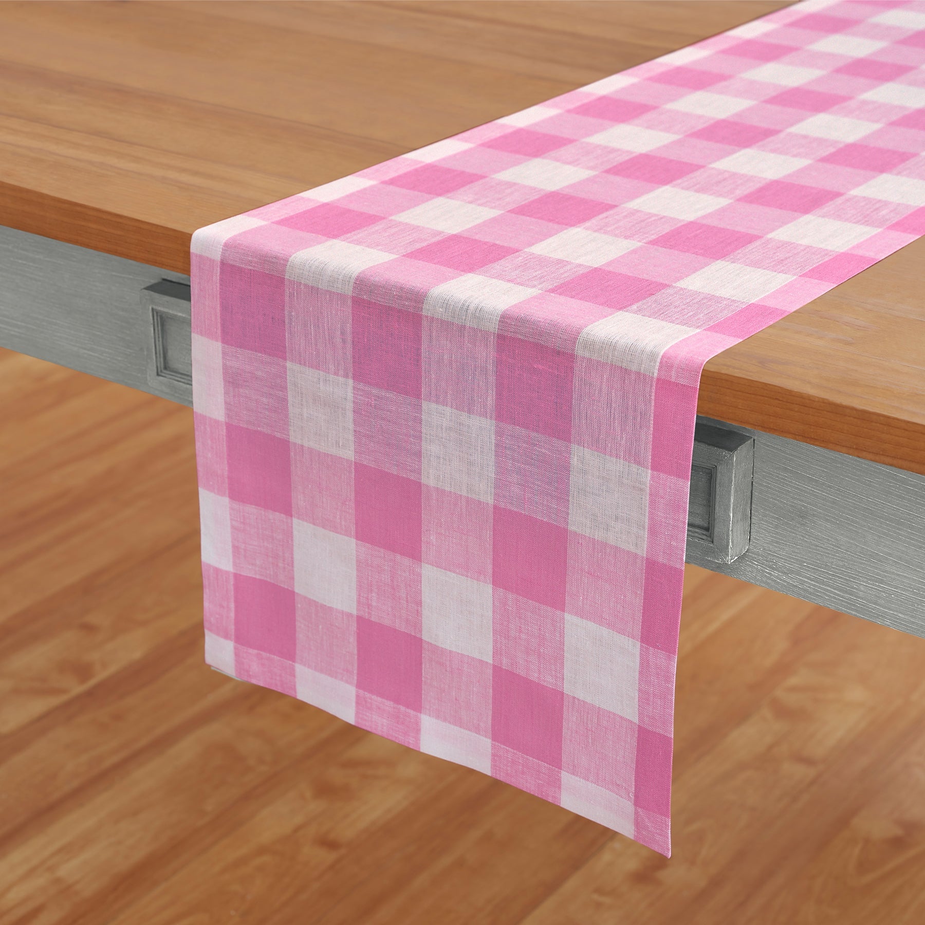 Buffalo Check Plaid Table Runner - Christmas Holiday Farmhouse Dining Decor for Kitchen, Dining Room, and Party Decorations