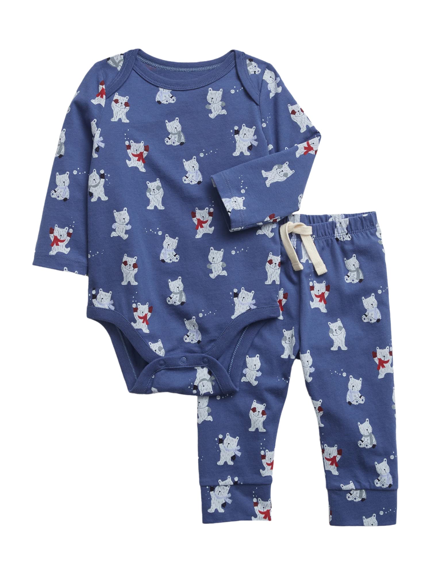 GAP Baby Boys' Bodysuit Outfit Set - Soft Cotton 3-Piece Newborn Clothes for Comfort & Style - Perfect for Everyday Wear, Photo Shoots & Gifts