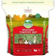 Premium Oxbow Western Timothy Hay for Small Pets - High-Quality Natural Forage for Rabbits, Guinea Pigs & Chinchillas - Ideal for Daily Feeding & Dental Health Care