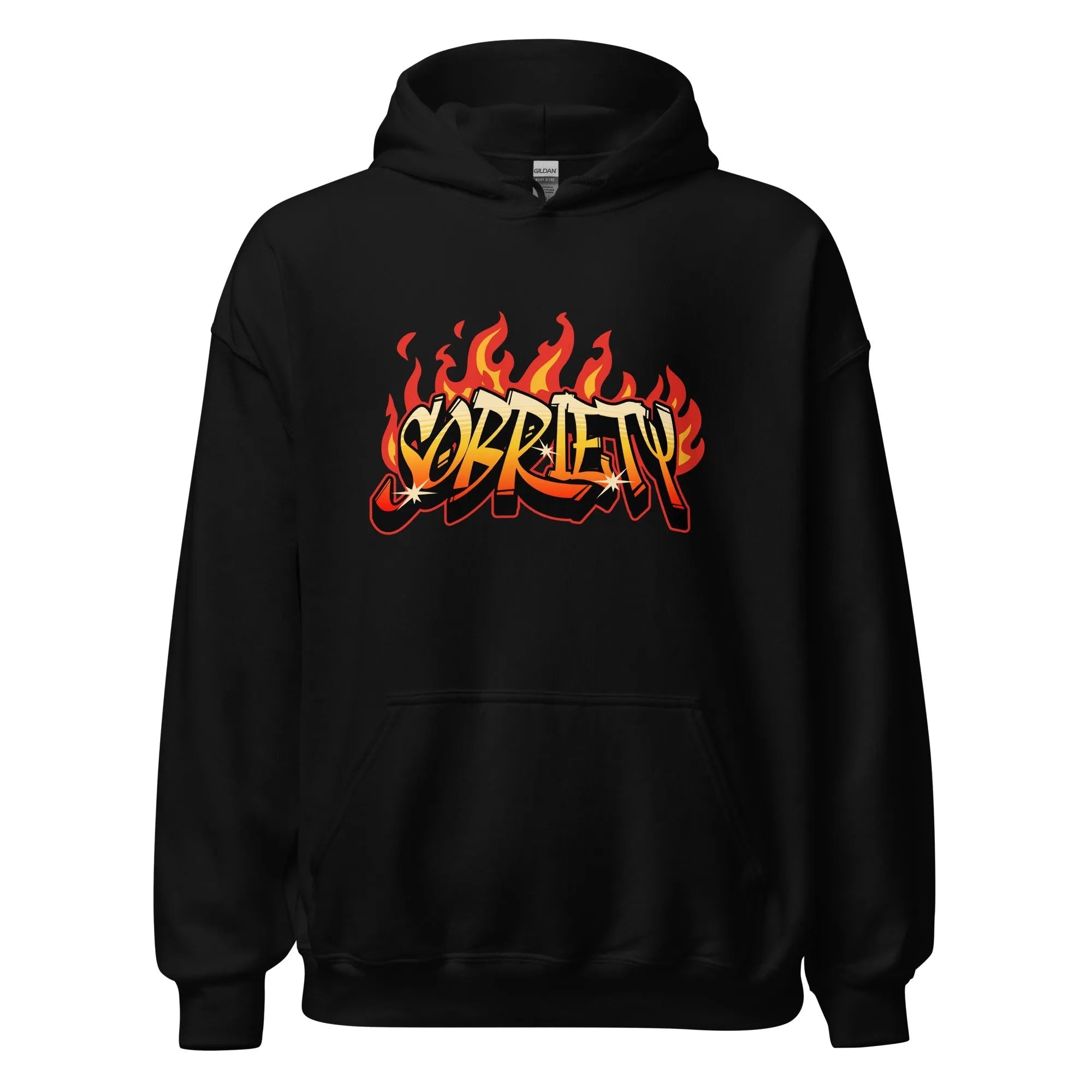 Hot Like Sobriety Unisex Hoodie - Comfortable & Stylish Pullover Sweatshirt for Men & Women | Perfect for Casual Wear, Gym, and Outdoor Activities